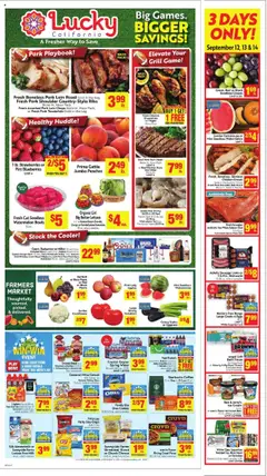 Preview of Lucky Supermarkets weekly ads valid from 10.09.2025