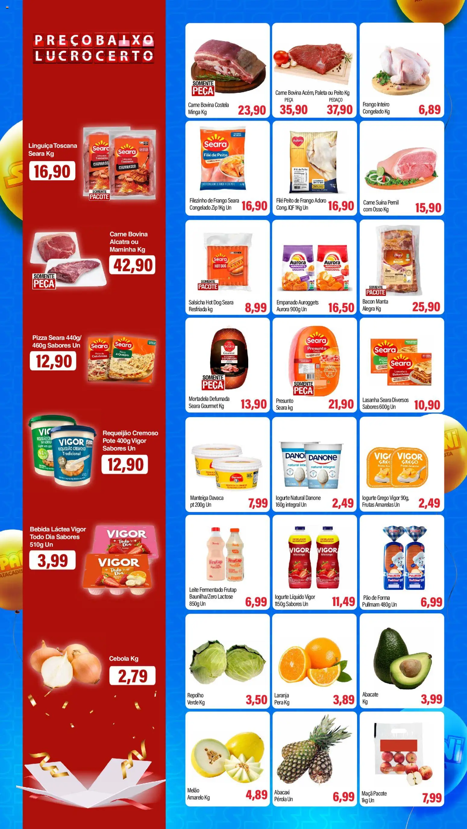 Spani Atacadista Folheto - válido de 07.04.2026 | Página: 2 | Produtos: Cebola, Salsicha, Linguiça, Peito de frango