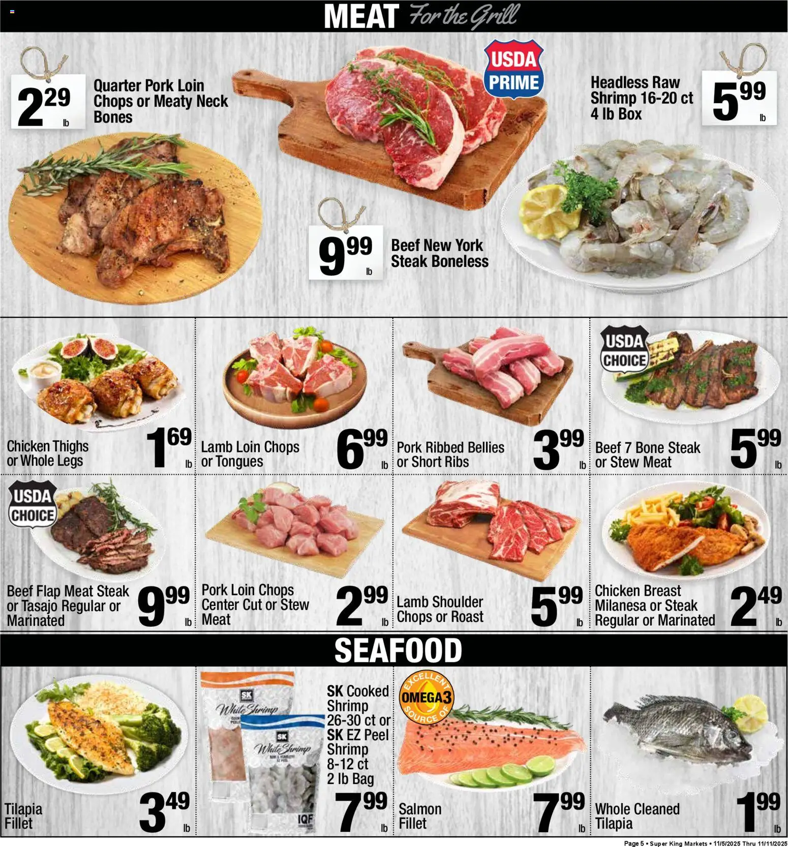 Super King - Weekly Ad - valid from 05.11.2025 | Page: 6 | Products: Box, Seafood, Bag, Grill