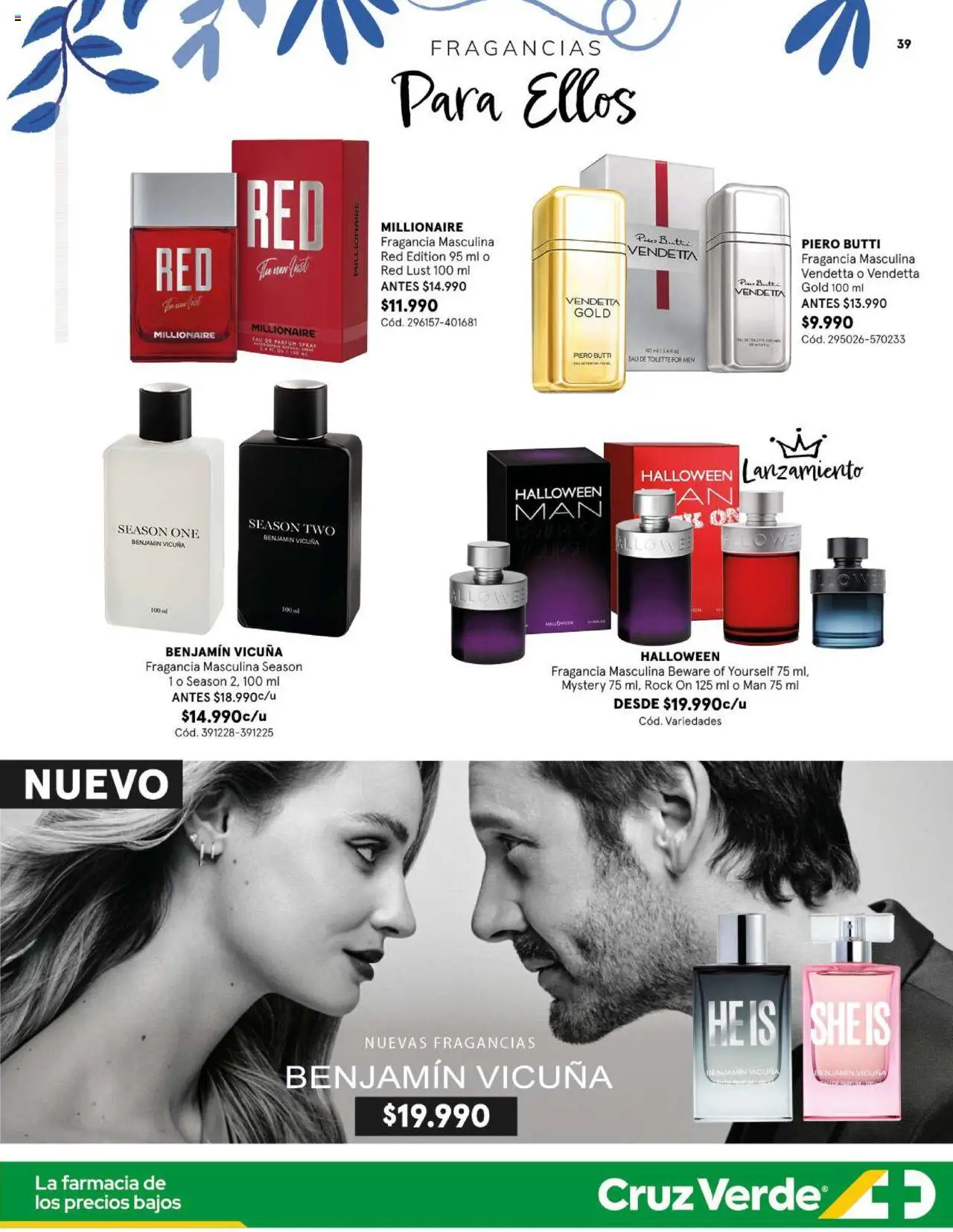 Cruz Verde Descuentos │ válido desde el 01.10.2025 | Página: 39 | Productos: Fragancia, Eau de toilette
