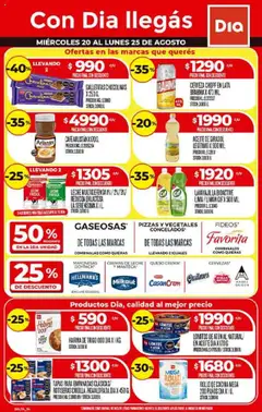 Vista previa Supermercado DIA Ofertas - Salta y Jujuy válido desde el 20.08.2025