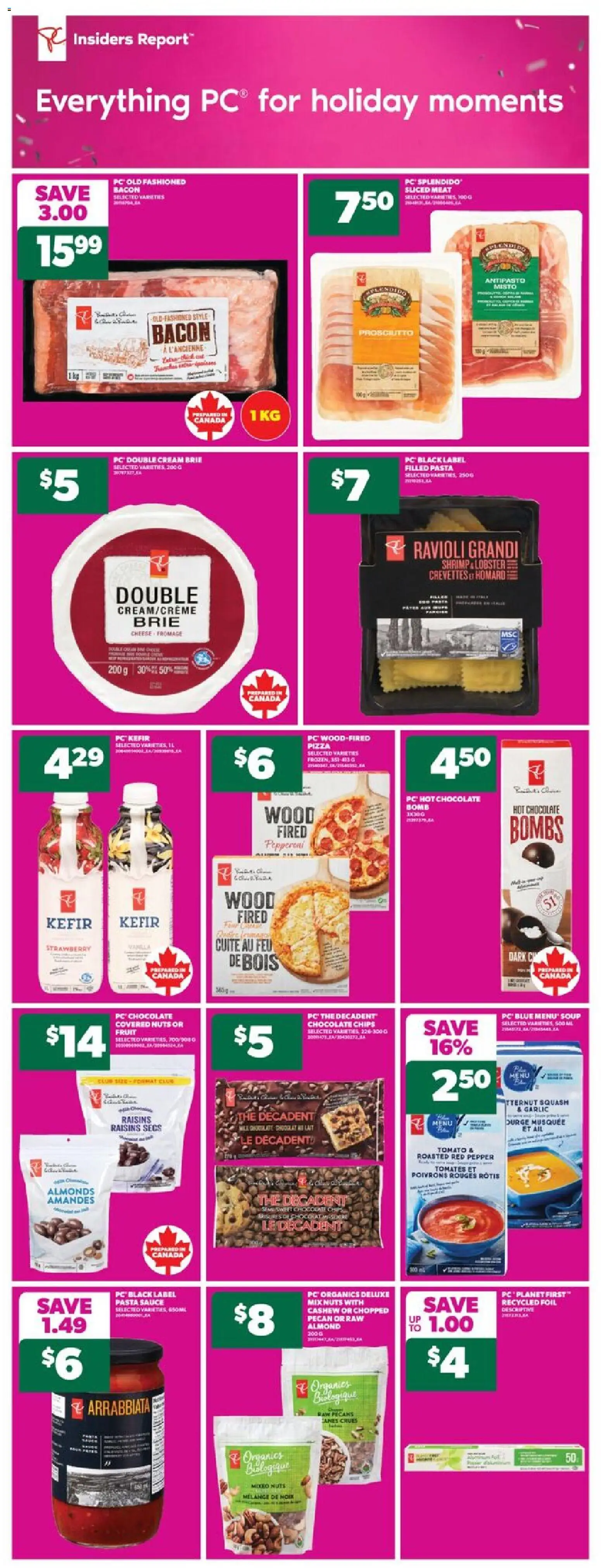 Real Canadian Superstore flyer valid from 27.11.2025 | Page: 8 | Products: Pasta, Chips, Cream, Chocolate