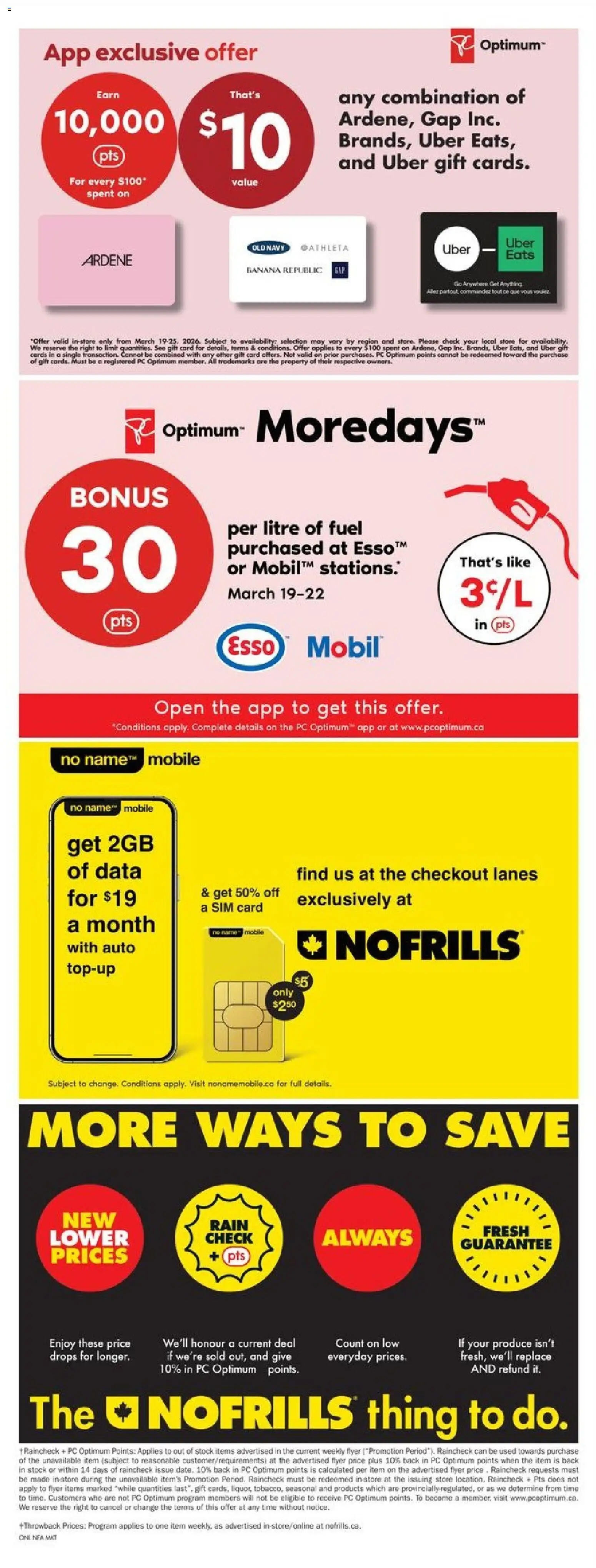 No Frills flyer valid from 19.03.2026 | Page: 15 | Products: PC