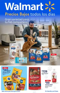 Vista previa de Walmart - Catálogo Mascotas, nuevo folleto de la tienda, válido en México a partir del 28.07.2025