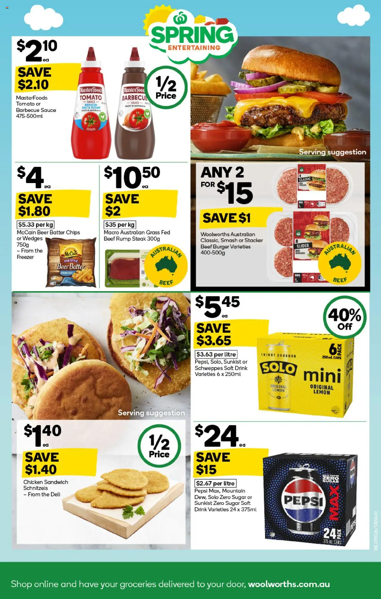 Woolworths catalogue - valid from 01.10.2025 | Page: 5 | Products: Chips, Steak, Sugar, Freezer