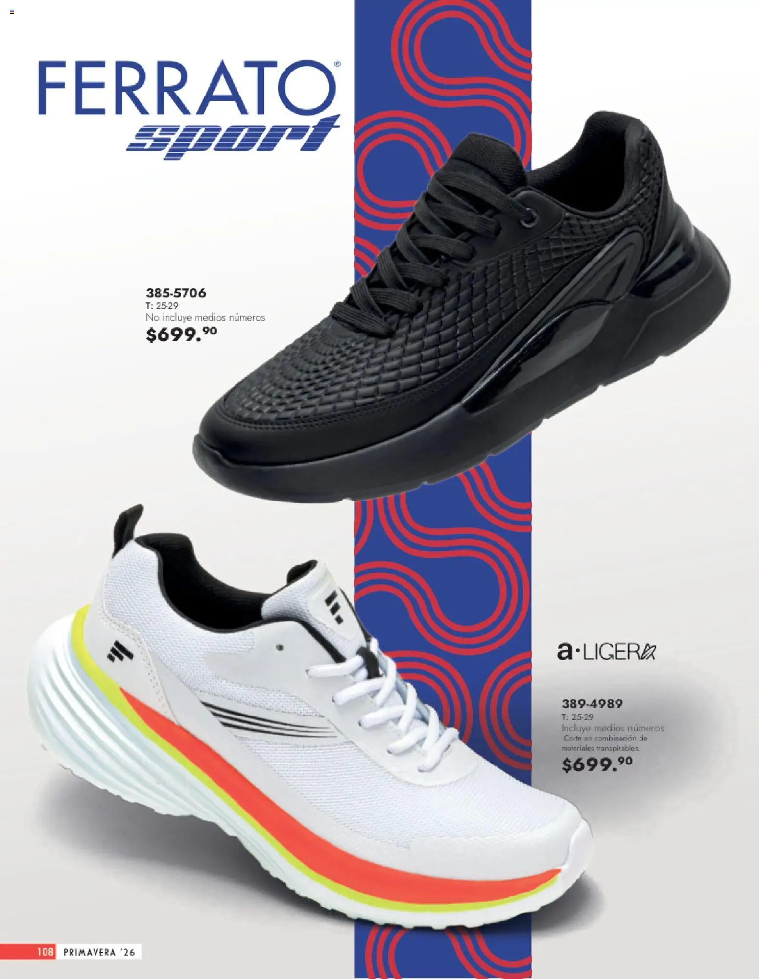 Nuevas ofertas de Andrea válidas en toda la República Mexicana desde el 25.01.2026. ¡Encuentra las mejores ofertas en Andrea catálogo Calzado Caballero! | Página: 108