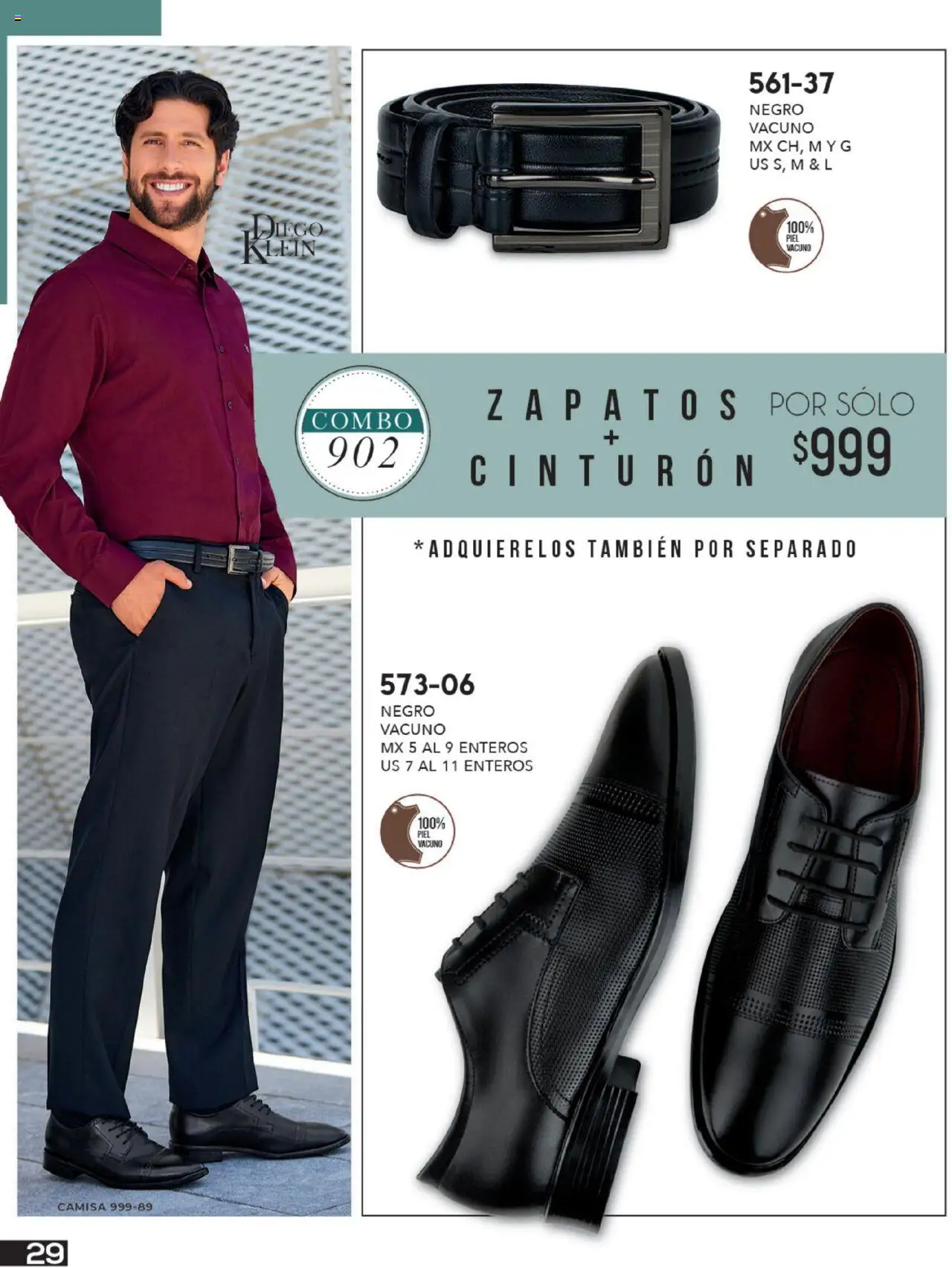 Nuevas ofertas de Cklass válidas en toda la República Mexicana desde el 14.07.2025. ¡Encuentra las mejores ofertas en Cklass catálogo Ropa Caballero! | Página: 133 | Productos: Cinturón, Camisa, Zapatos
