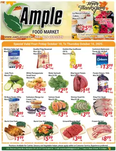 Preview of Ample Food Market weekly flyer / circulaire from shop Ample Food Market valid from 10.10.2025