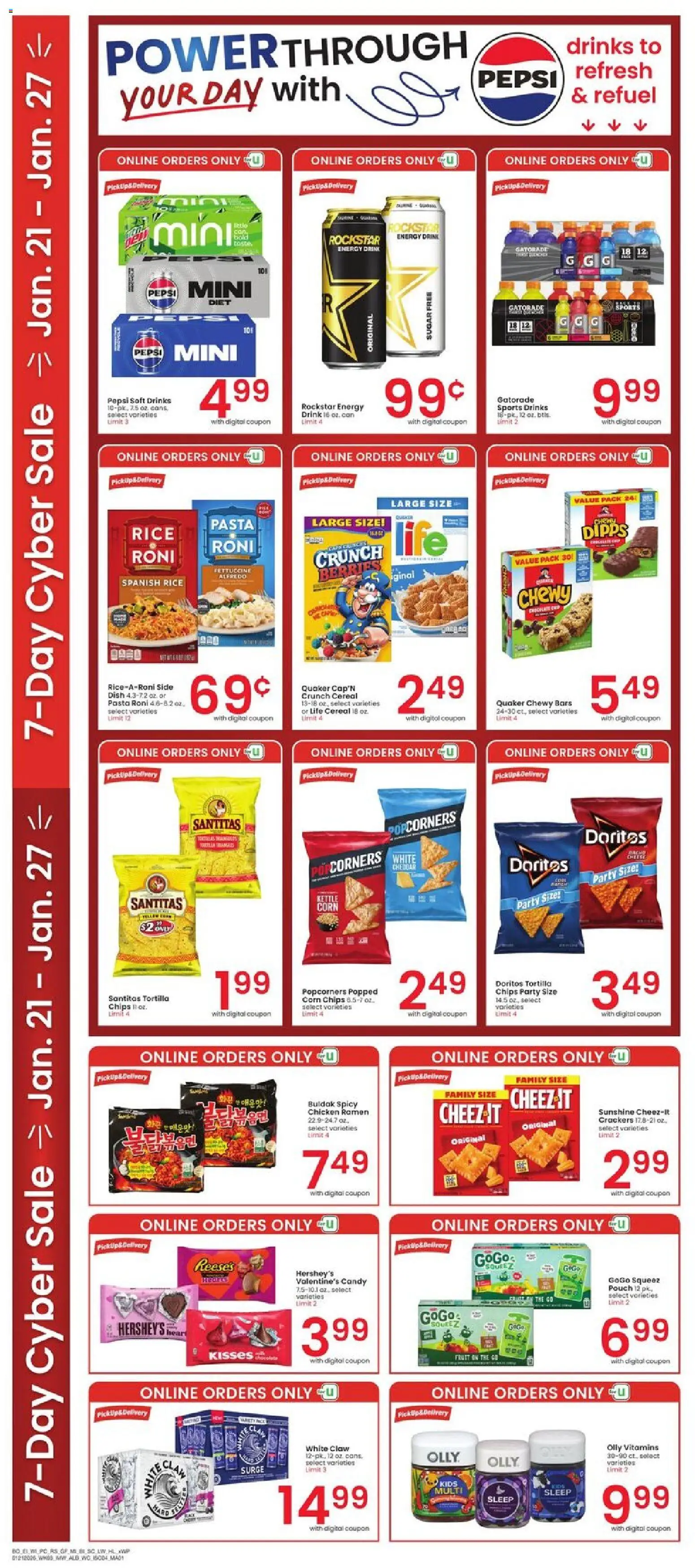 Albertsons Weekly Ad - valid from 21.01.2026 | Page: 4 | Products: Corn, Wc, Pasta, Pc