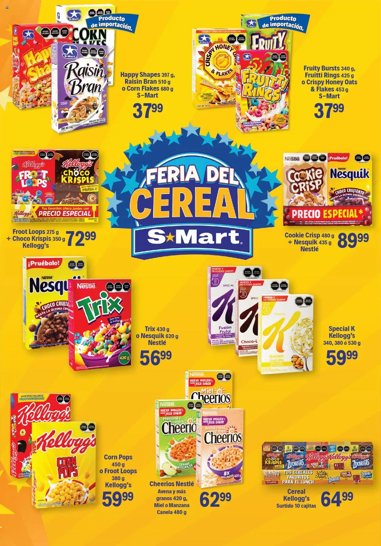 Nuevas ofertas de S-Mart válidas en toda la República Mexicana desde el 23.09.2025. ¡Encuentra las mejores ofertas en S-Mart - Folleto de Feria - Matamoros! | Página: 3 | Productos: Maíz, Manzana, Chocolate, Vitaminas