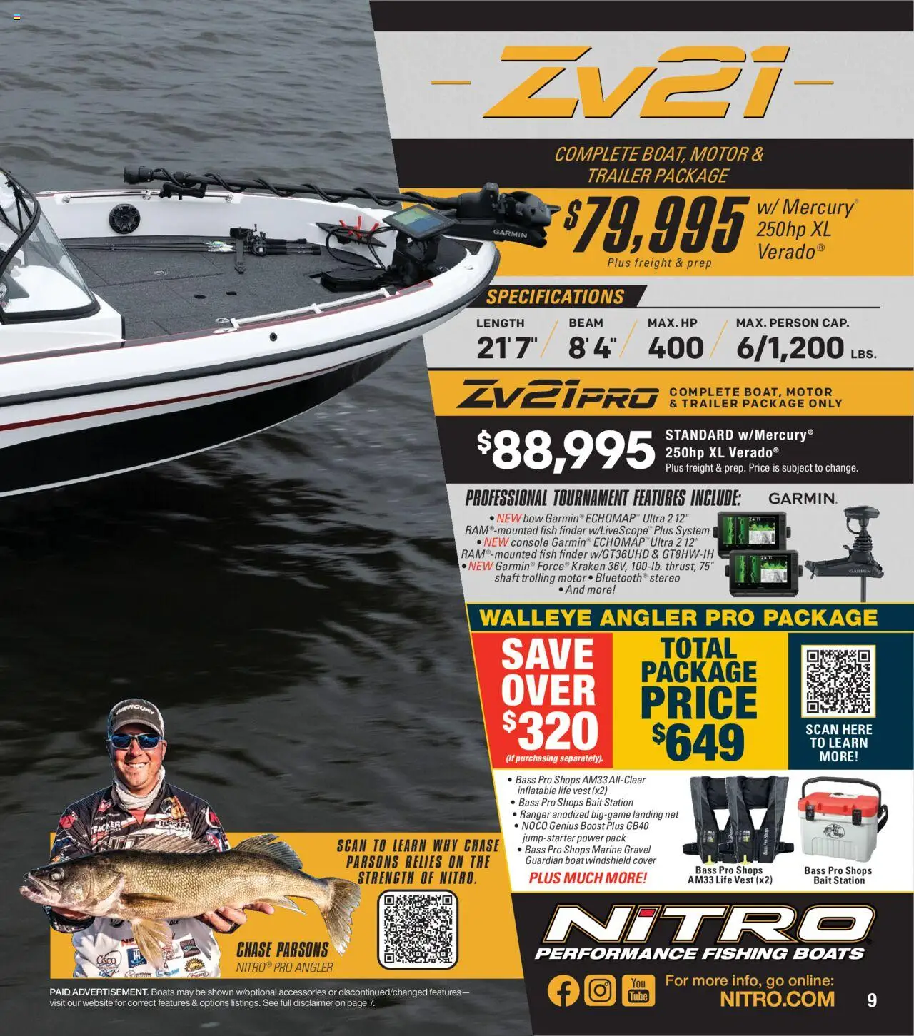 Cabela's Northern Angler 25 - valid from 27.03.2025 | Page: 9 | Products: Bow, Vest, Stereo, Bait