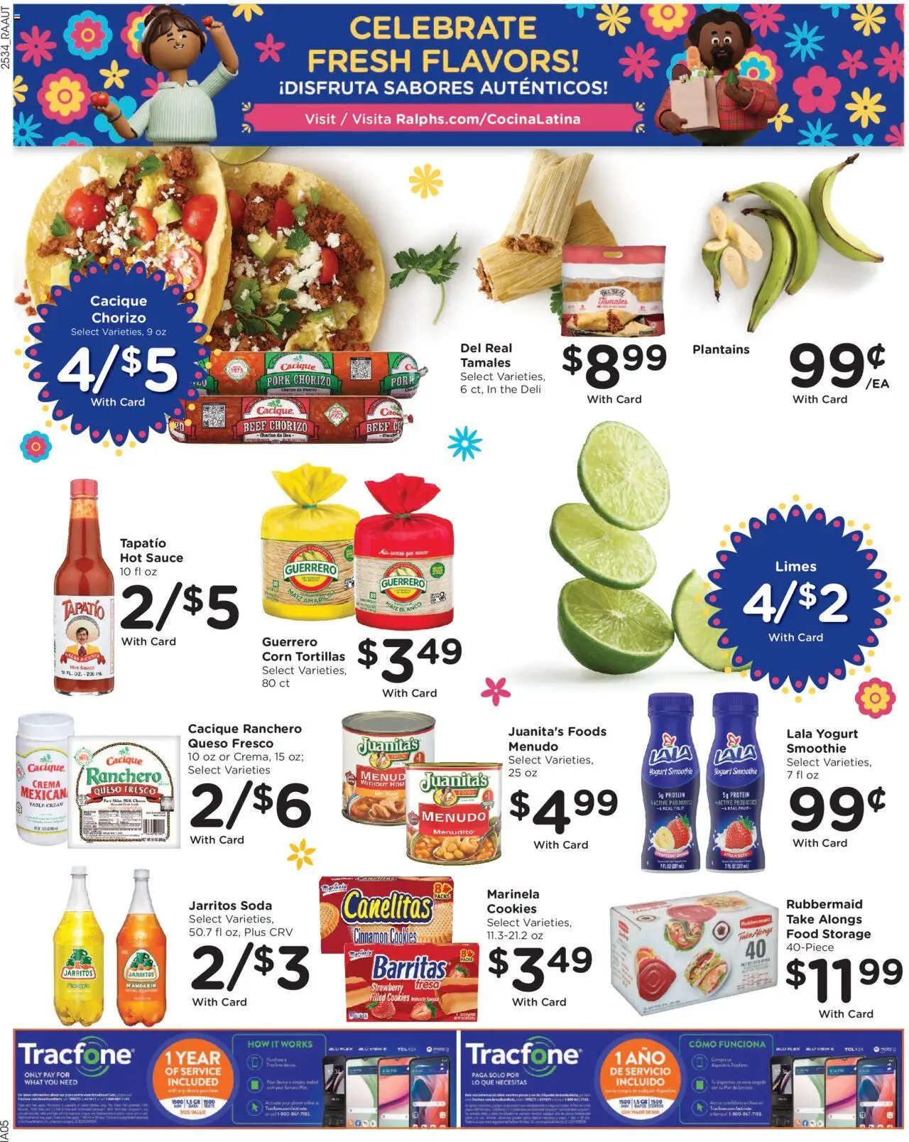 Ralphs Weekly Ad - valid from 24.09.2025 | Page: 14 | Products: Corn, Table, Pineapple, Phone
