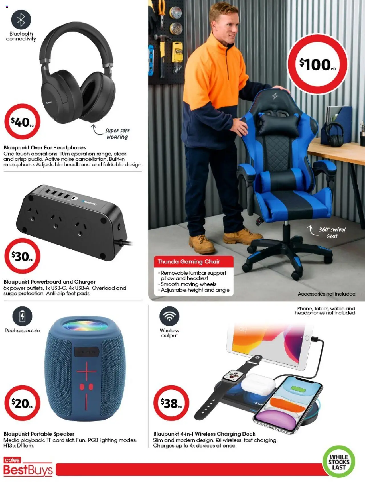 Coles catalogue - valid from 20.06.2025 | Page: 5 | Products: Chair, Accessories, Watch, Portable