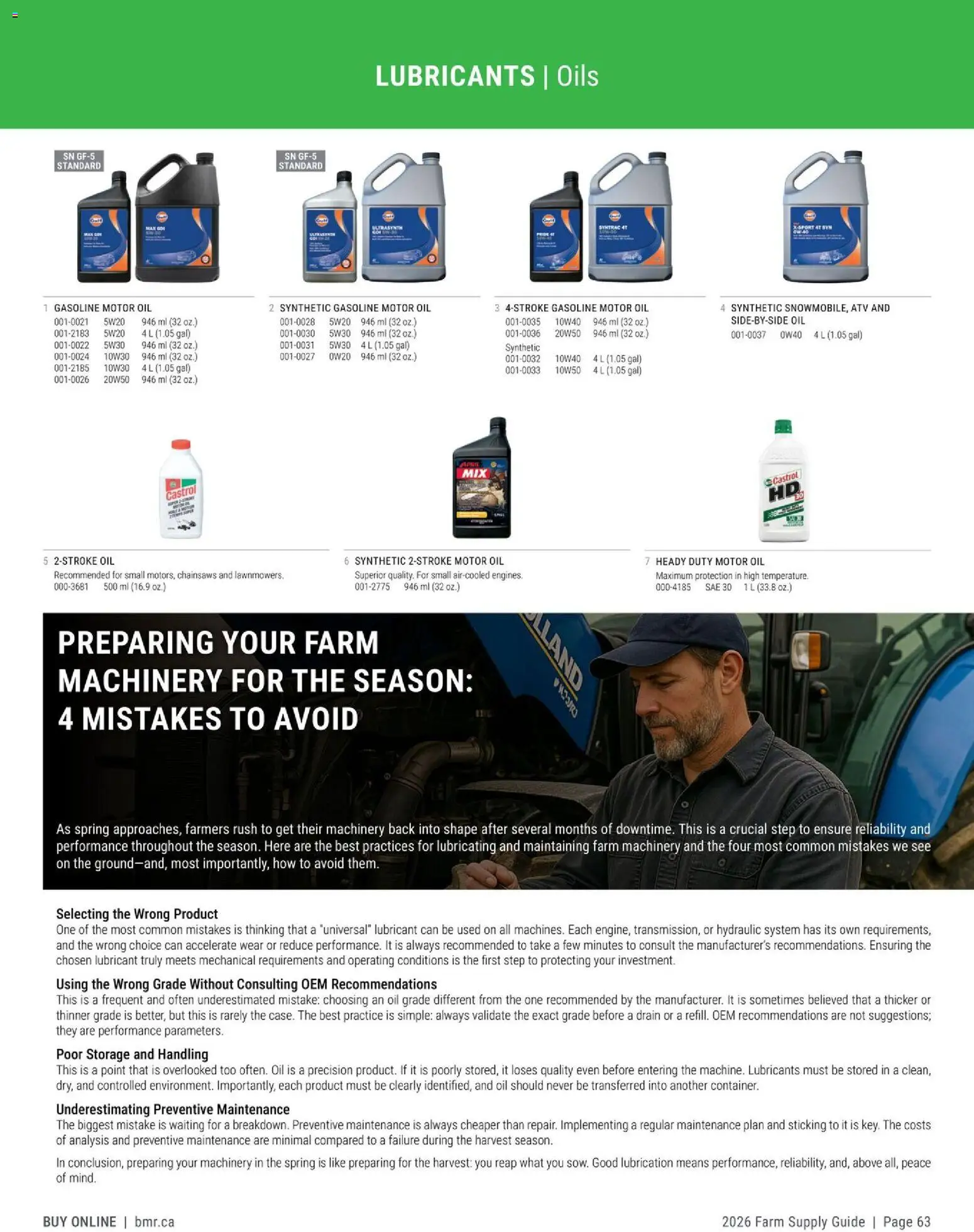 BMR flyer valid from 09.01.2026 | Page: 63 | Products: Oil