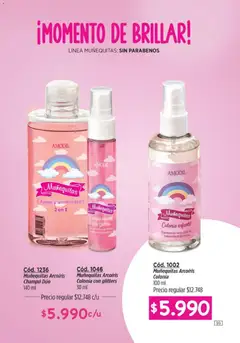 Vista previa Catálogo Amodil Campaña 4 válido desde el 01.03.2026 | Página: 99 | Productos: Champú, Acondicionador