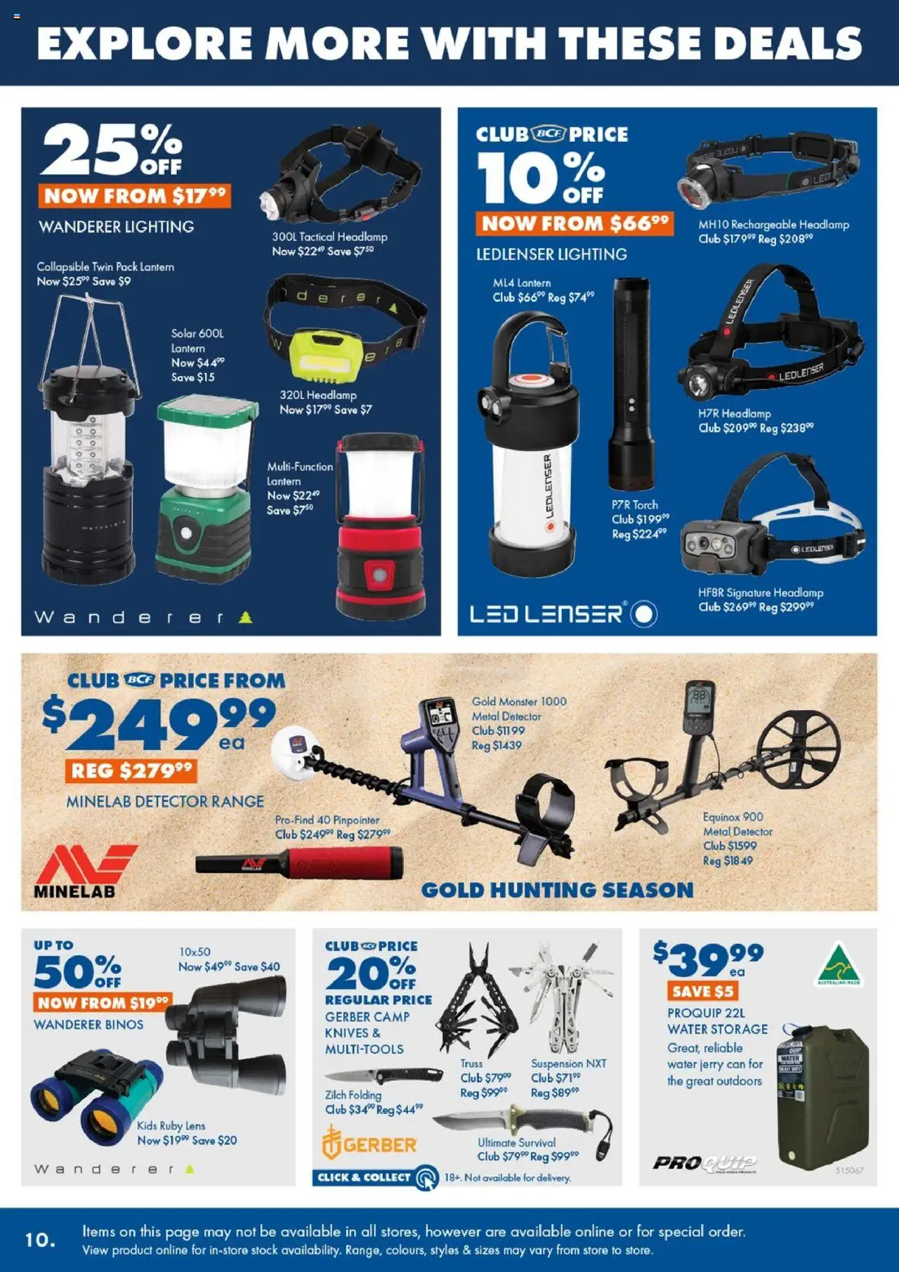 BCF catalogue - valid from 30.06.2025 | Page: 10 | Products: Water, Torch
