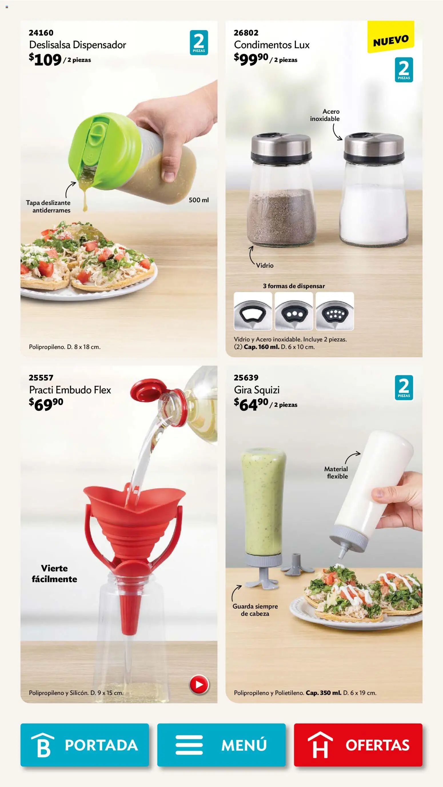 Nuevas ofertas de Betterware válidas en toda la República Mexicana desde el 02.02.2026. ¡Encuentra las mejores ofertas en Betterware campaña 2 2026! | Página: 63 | Productos: Flexible