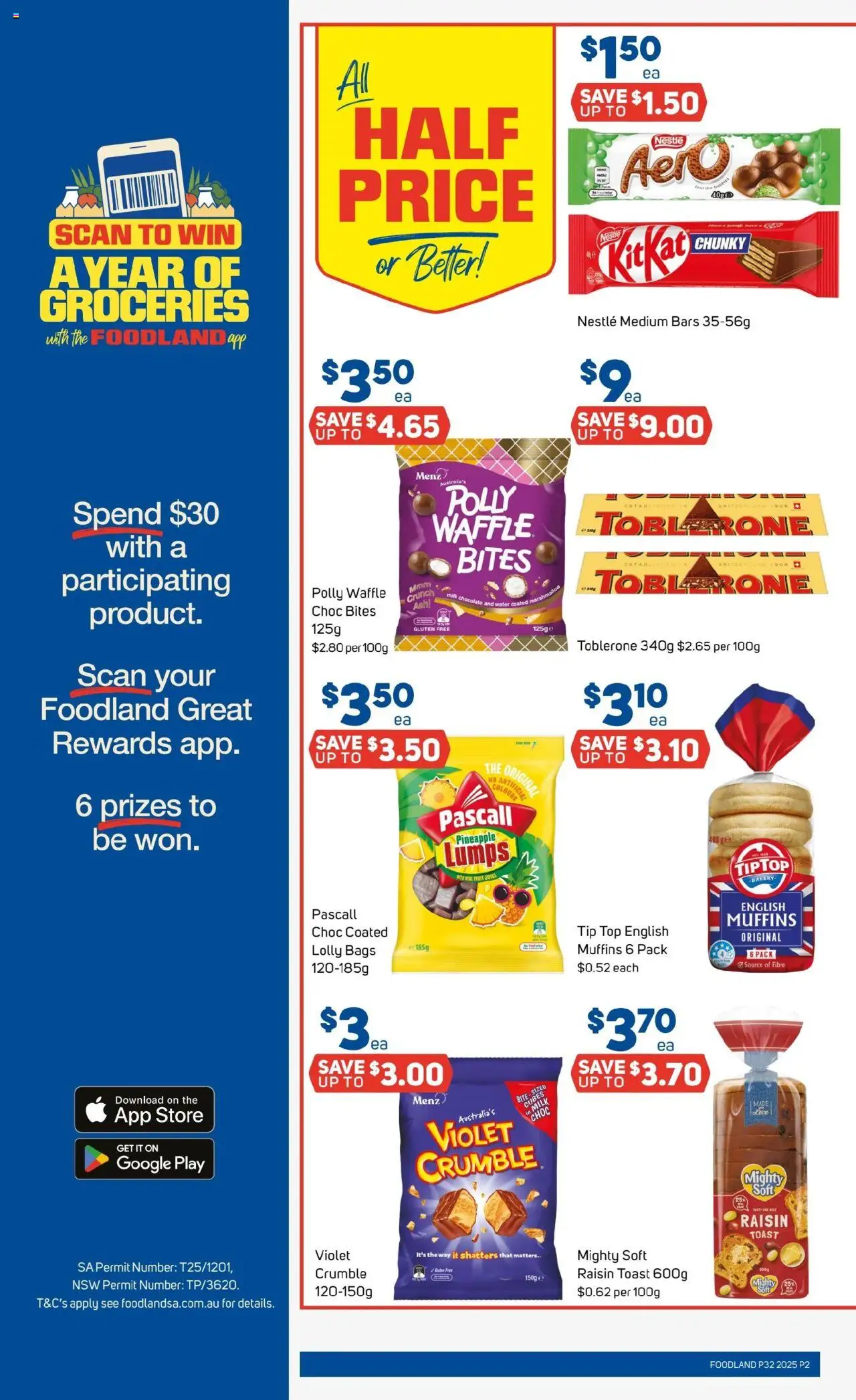 Foodland catalogue - valid from 06.08.2025 | Page: 2 | Products: Milk, Chocolate, Rice, Muffins