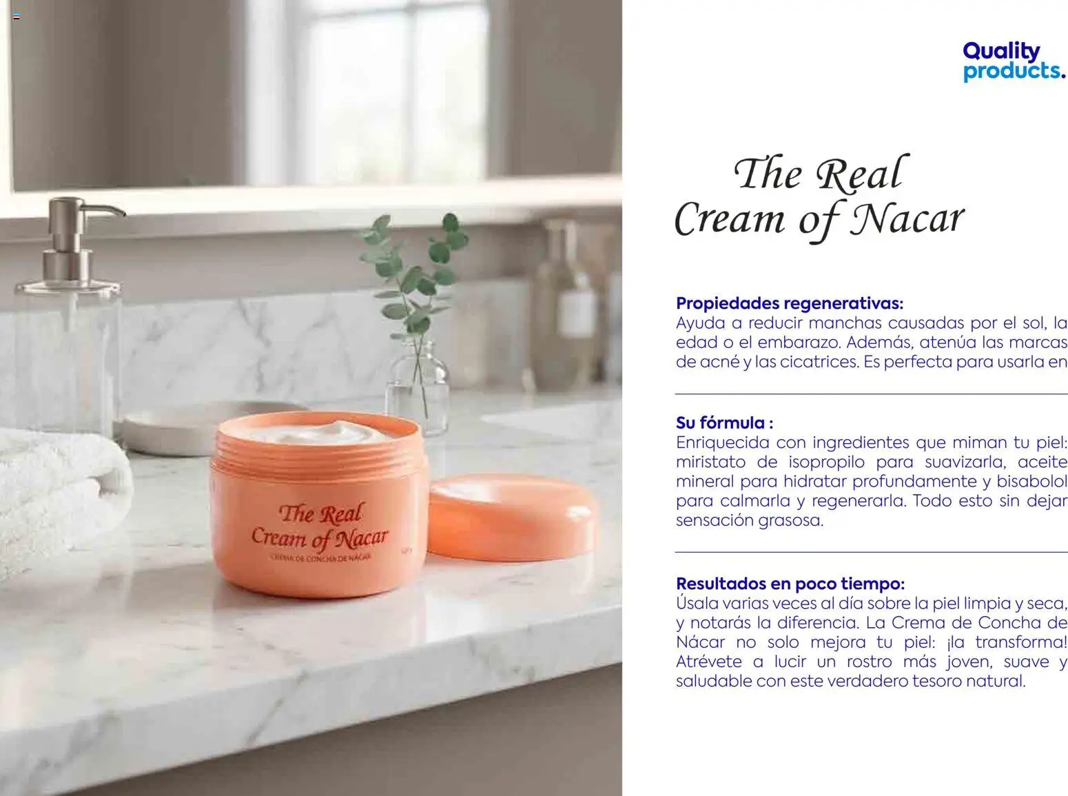 Catálogo Quality Products válido desde 01.04.2026 | Página: 131 | Productos: Aceite, Crema