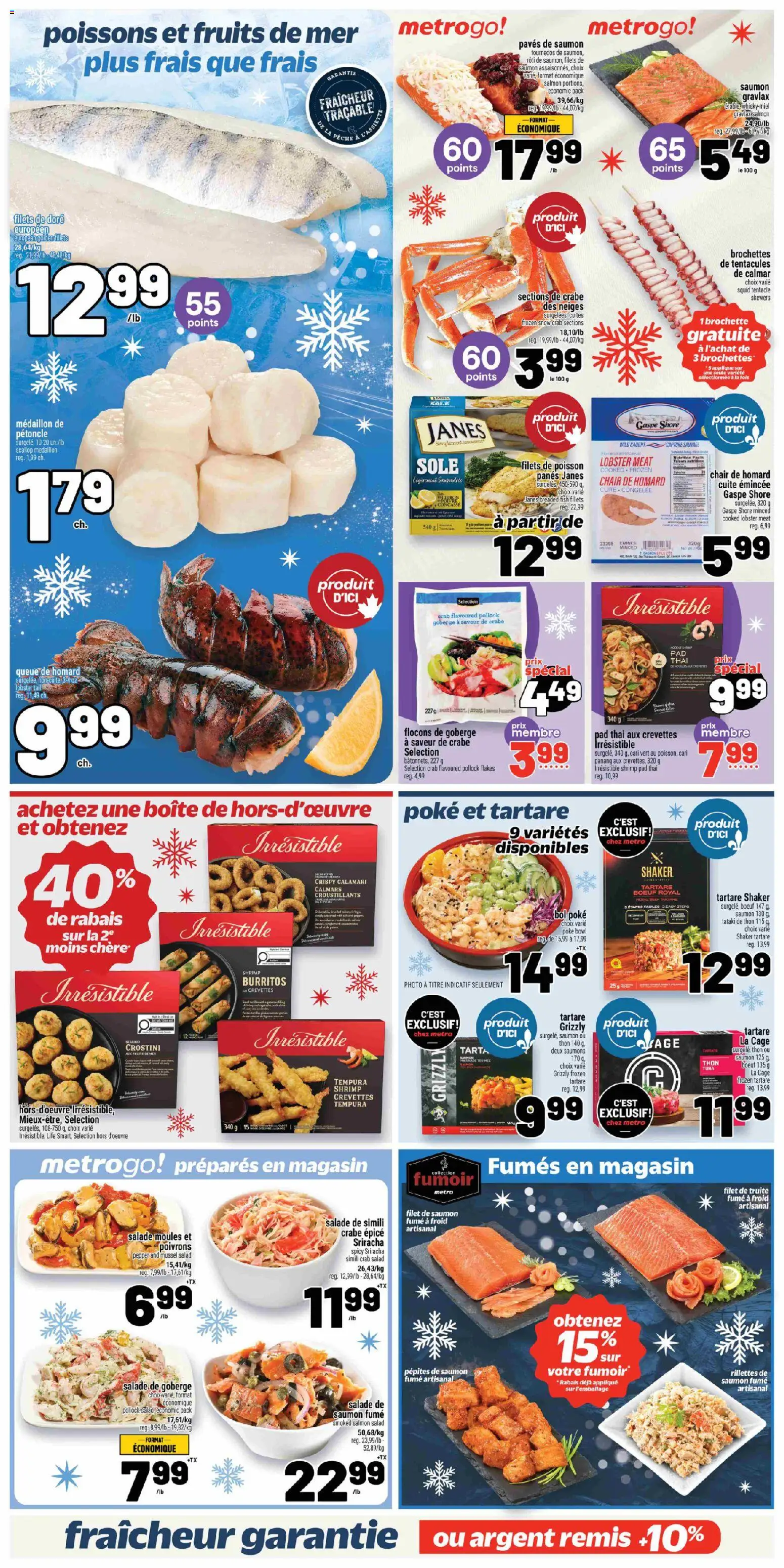 Metro flyer valid from 25.12.2025 | Page: 12 | Products: Fish, Flakes, Salad, Chair
