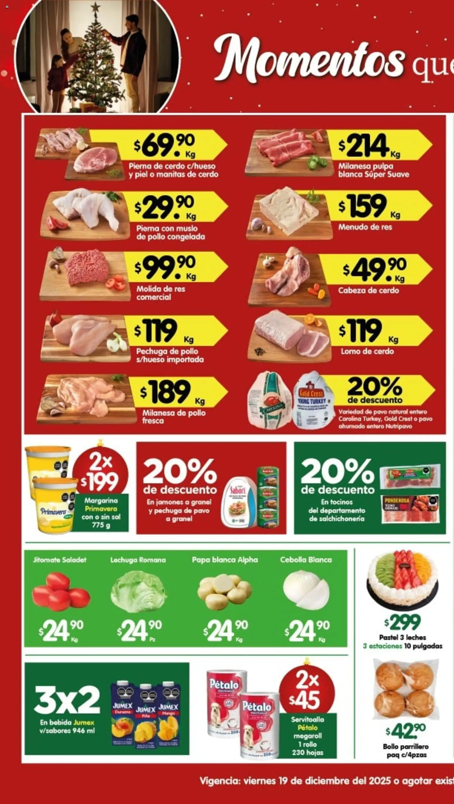 Nuevas ofertas de Arteli válidas en toda la República Mexicana desde el 19.12.2025. ¡Encuentra las mejores ofertas en Arteli folleto! | Página: 1 | Productos: Cebolla, Milanesa, Pastel, Res