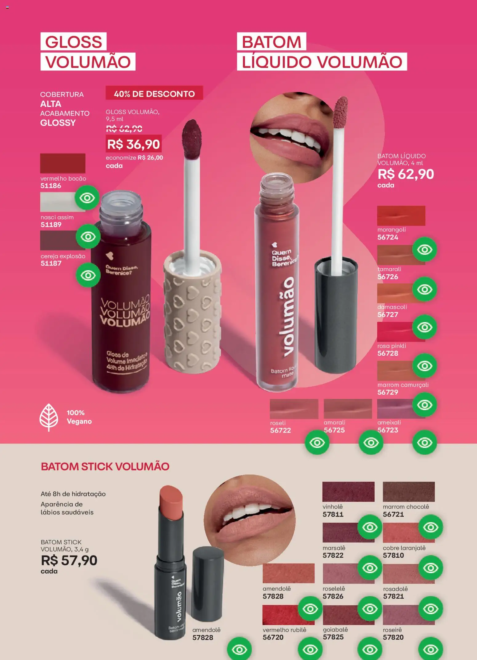 O Boticário Folheto - válido de 26.12.2025 | Página: 142 | Produtos: Cereja, Batom