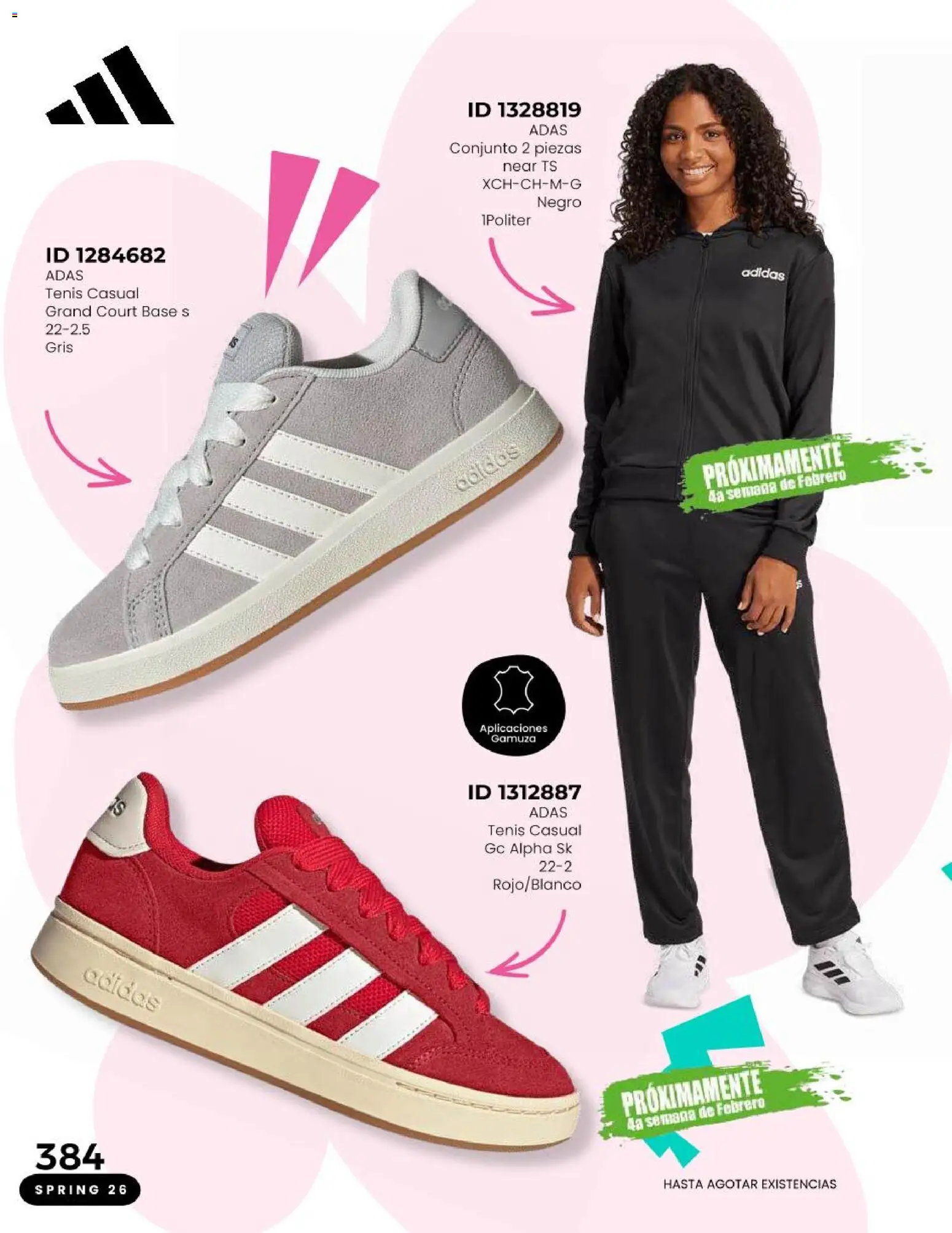 Nuevas ofertas de Price Shoes válidas en toda la República Mexicana desde el 15.02.2026. ¡Encuentra las mejores ofertas en Price Shoes catálogo ! | Página: 384 | Productos: Tenis, Gamuza, Conjunto