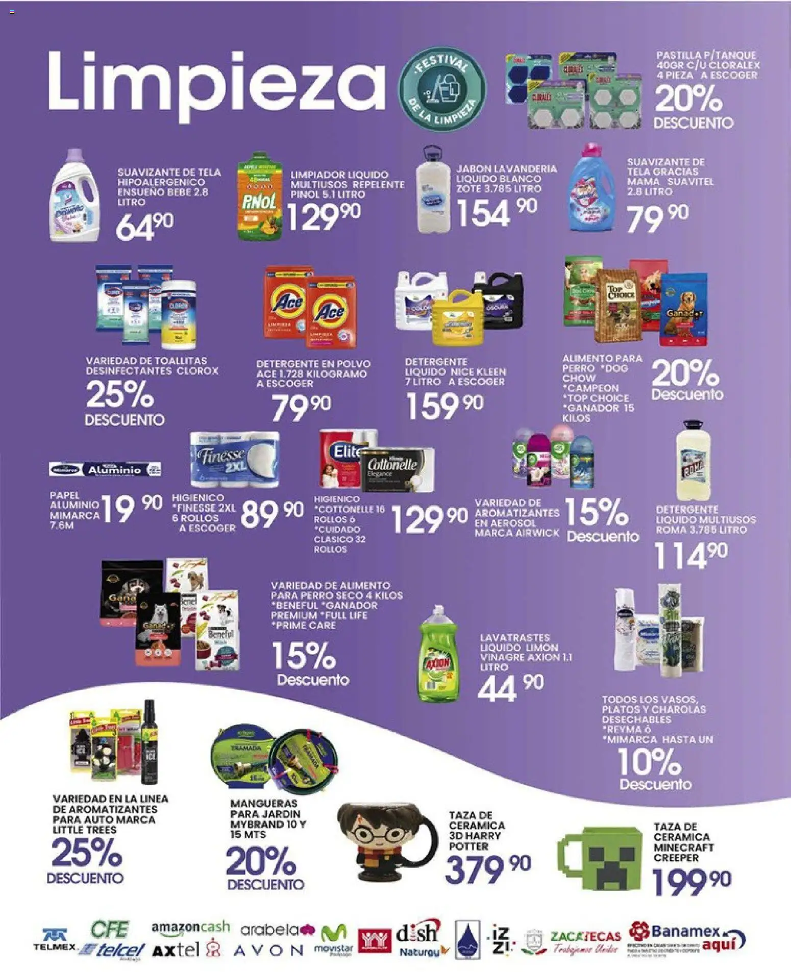 Nuevas ofertas de Alsuper válidas en toda la República Mexicana desde el 28.04.2026. ¡Encuentra las mejores ofertas en Alsuper folleto Calera! | Página: 5 | Productos: Detergente, Taza, Polvo, Jabón