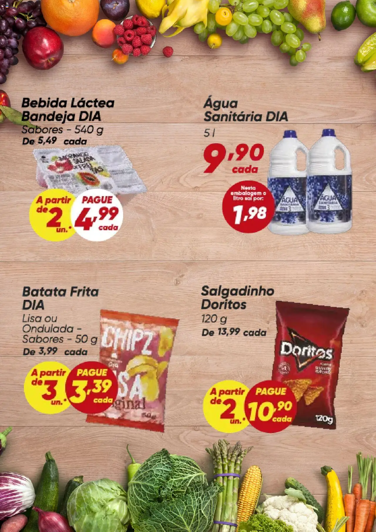 Dia Folheto - válido de 11.08.2025 | Página: 5 | Produtos: Bebida, Bandeja, Batata, Batata frita