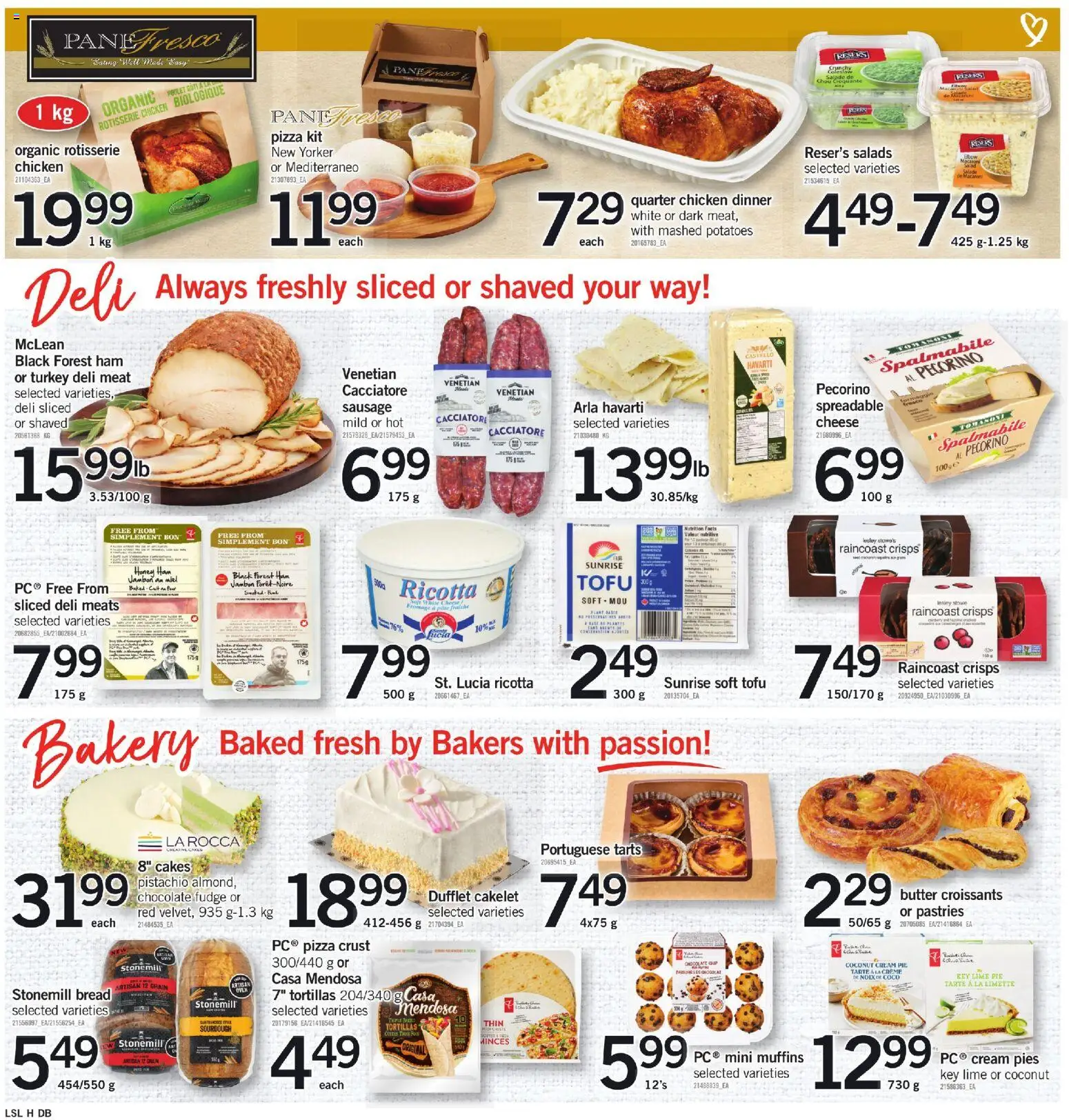 Loblaws flyer valid from 09.04.2026 | Page: 5 | Products: Potatoes, Butter, Ham, Pizza