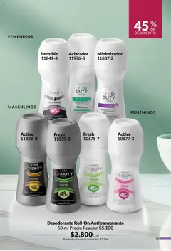 Catálogo AVON Campaña 10B │ válido desde el 03.06.2025 | Página: 130 | Productos: Desodorante, Antitranspirante