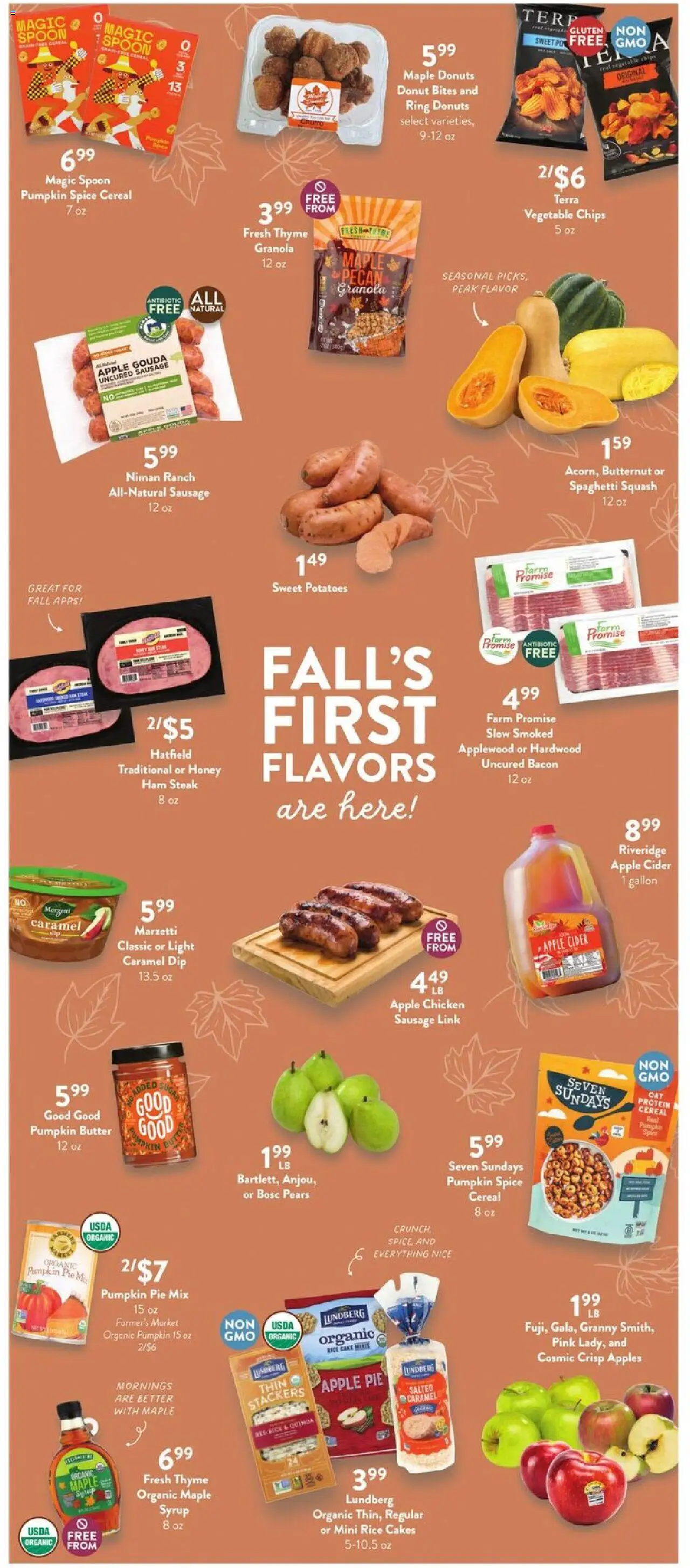 Fresh Thyme Weekly Ad - PA - valid from 06.08.2025 | Page: 7 | Products: Squash, Rice, Potatoes, Pumpkin
