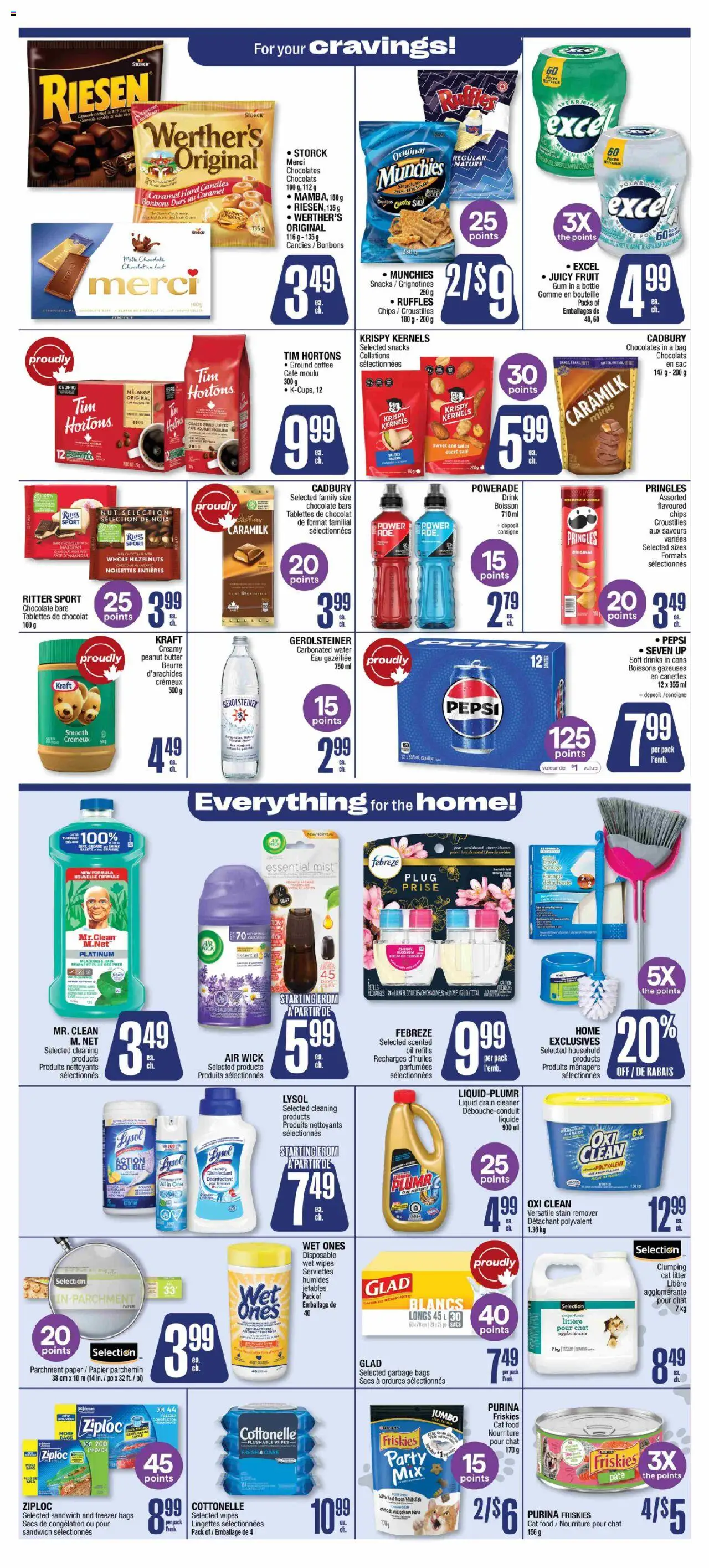 Jean Coutu flyer valid from 23.10.2025 | Page: 10 | Products: Chips, Freezer, Oil, Coffee