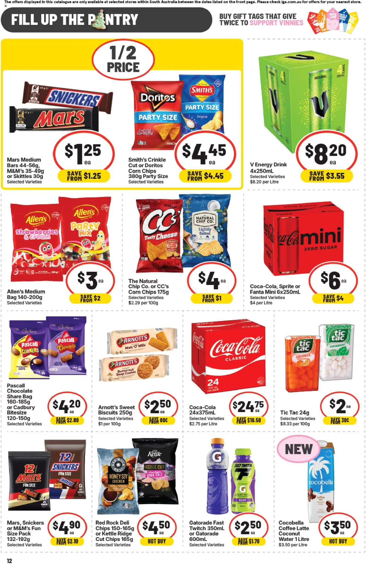 IGA catalogue - valid from 12.11.2025 | Page: 8 | Products: Cheese, Honey, Biscuits, Sugar