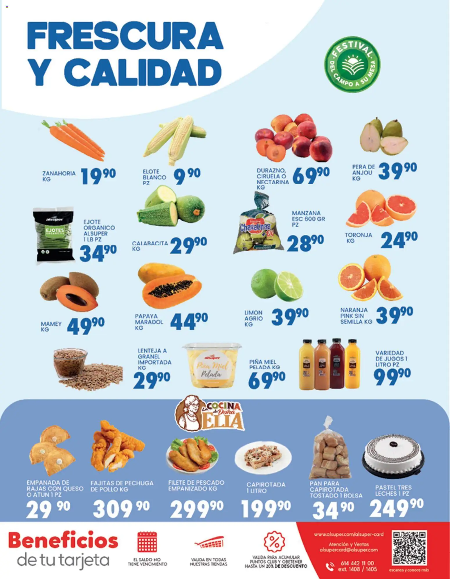 Nuevas ofertas de Alsuper válidas en toda la República Mexicana desde el 31.03.2026. ¡Encuentra las mejores ofertas en Alsuper folleto! | Página: 7 | Productos: Manzana, Queso, Pan, Pastel