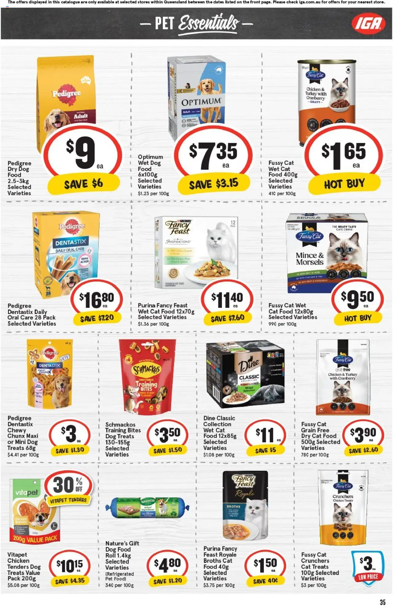 IGA catalogue - valid from 15.10.2025 | Page: 34 | Products: Chicken, Lamb, Dog food, Turkey