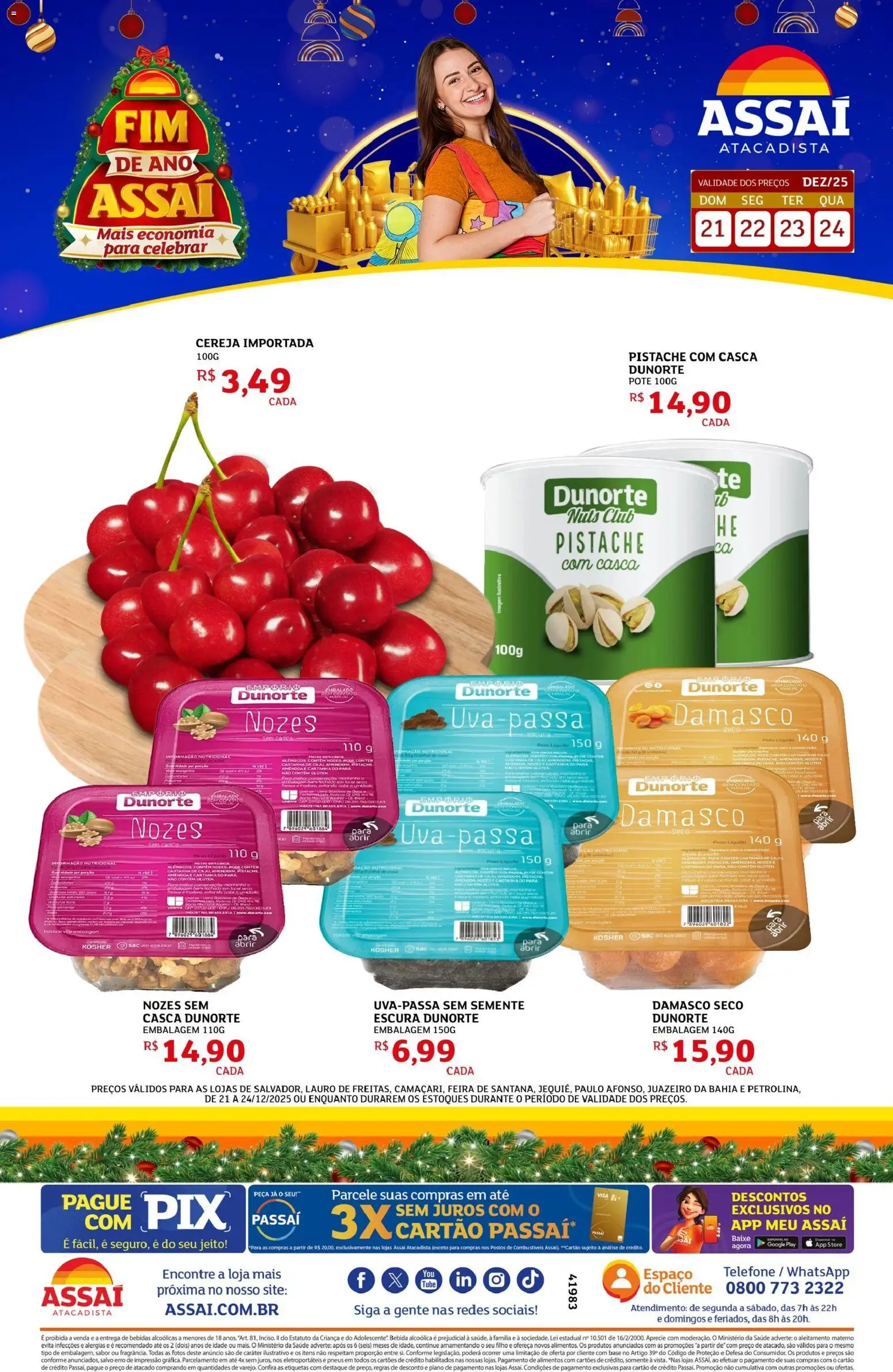 Assaí Atacadista Folheto - válido de 21.12.2025 | Página: 1