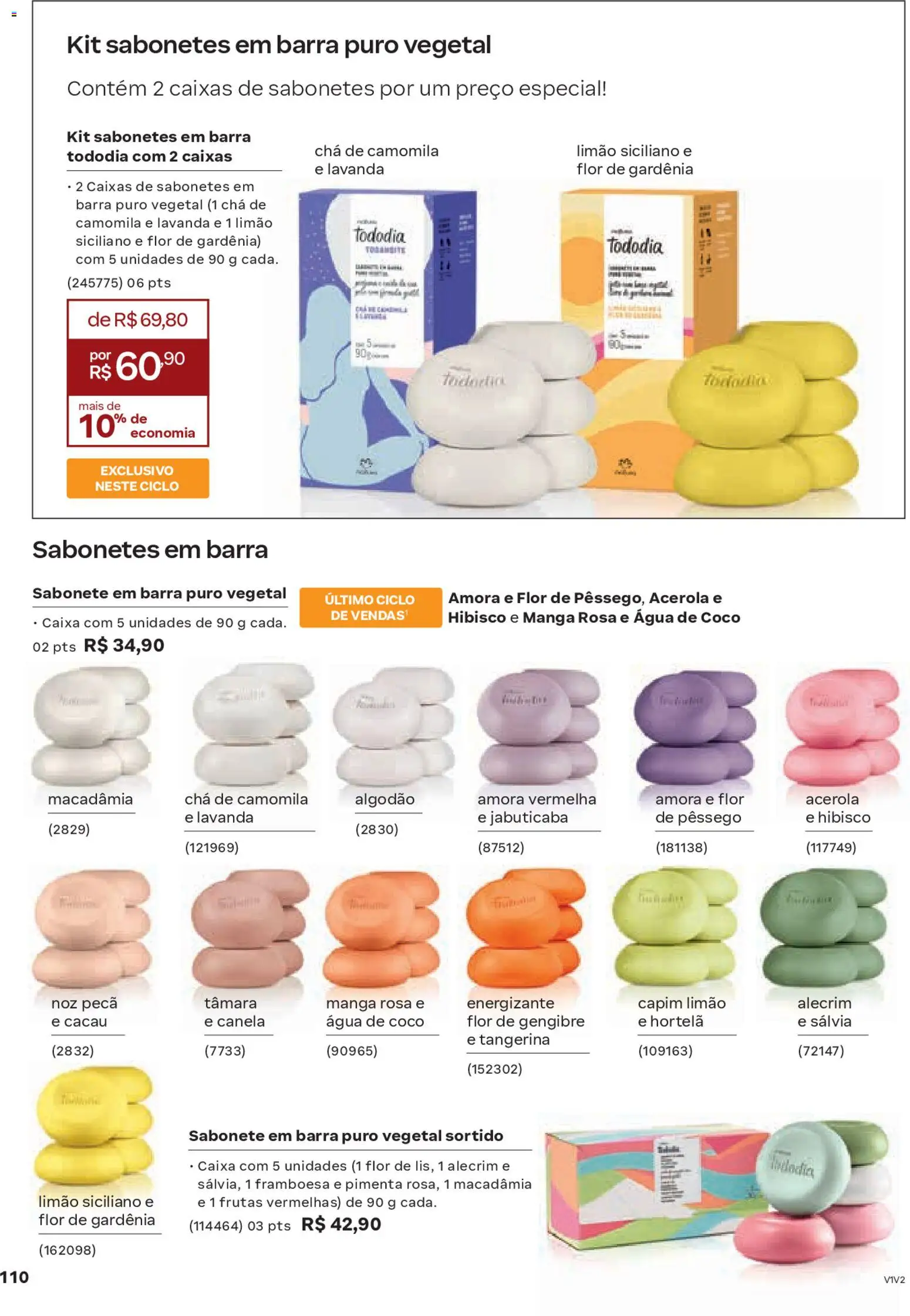 Natura Folheto - válido de 04.02.2026 | Página: 110 | Produtos: Coco, Pêssego, Hibisco, Água de coco