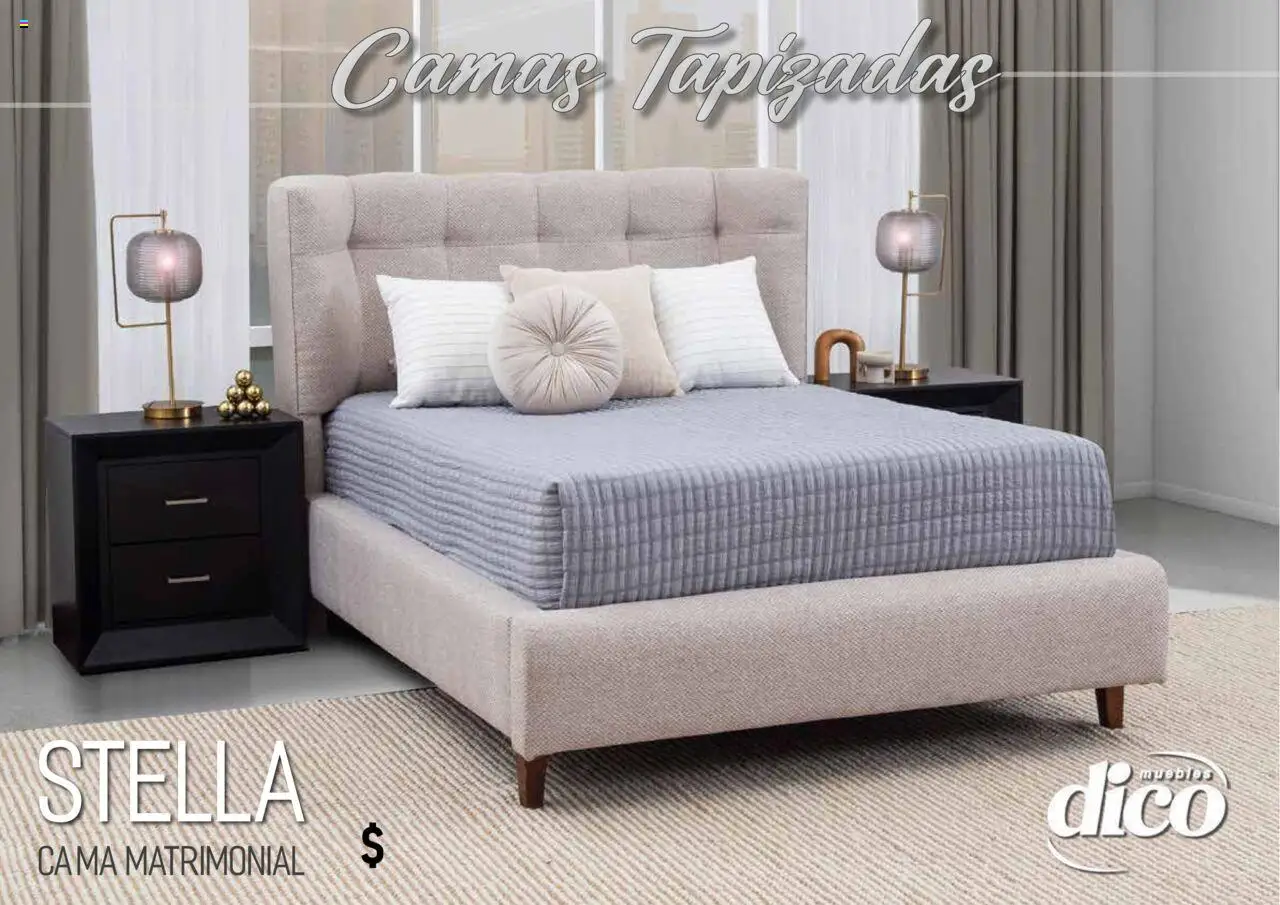 Nuevas ofertas de Muebles Dico válidas en toda la República Mexicana desde el 25.09.2025. ¡Encuentra las mejores ofertas en Muebles Dico - Catálogo Camas Topazidas! | Página: 19 | Productos: Cama