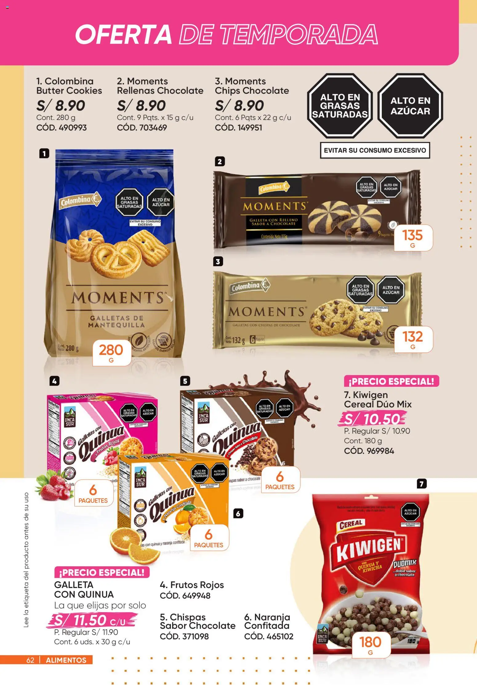 Catálogo Azzorti válido desde 24.11.2025 | Página: 62 | Productos: Mantequilla, Chocolate, Galletas