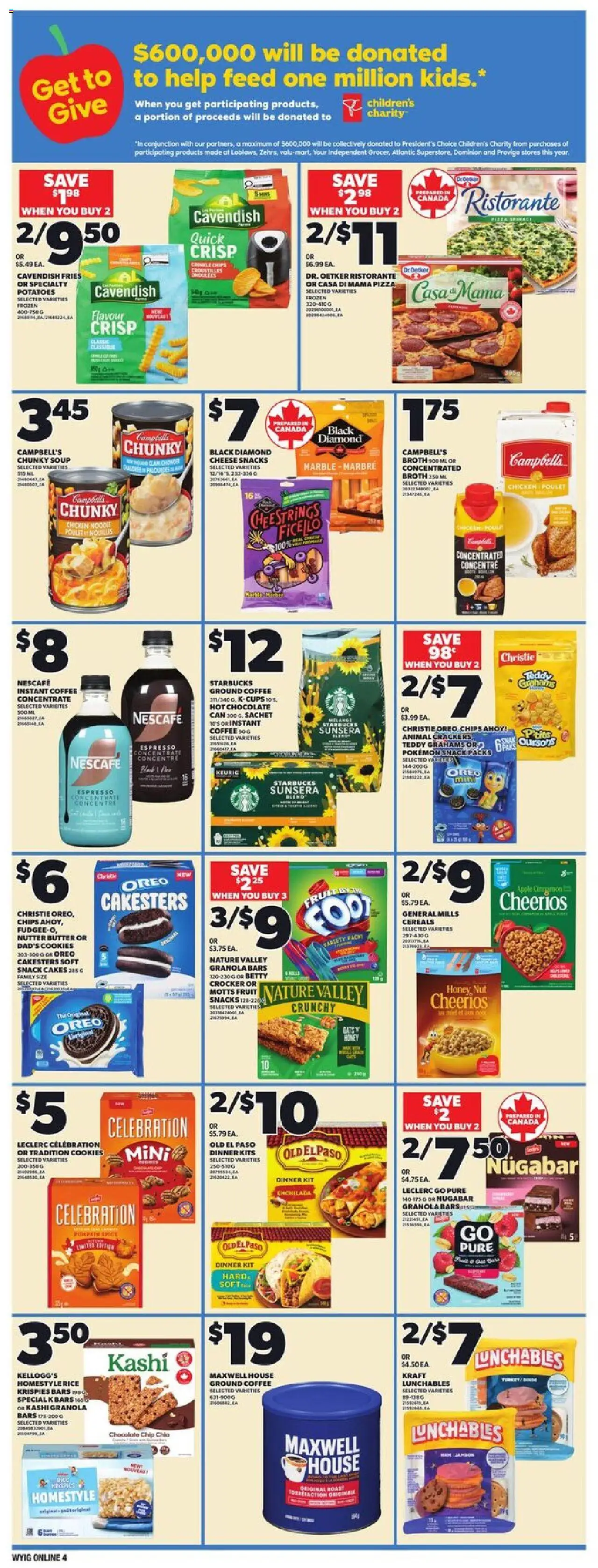 Independent Grocer flyer valid from 16.10.2025 | Page: 13 | Products: Rice, Cookies, Butter, Pizza