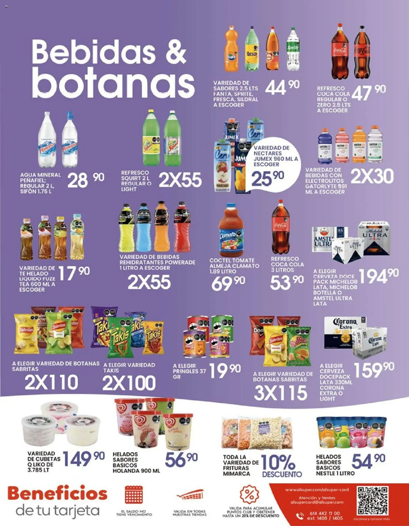 Nuevas ofertas de Alsuper válidas en toda la República Mexicana desde el 24.04.2026. ¡Encuentra las mejores ofertas en Alsuper folleto Saltillo! | Página: 7 | Productos: Tomate, Cerveza, Helado, Botella