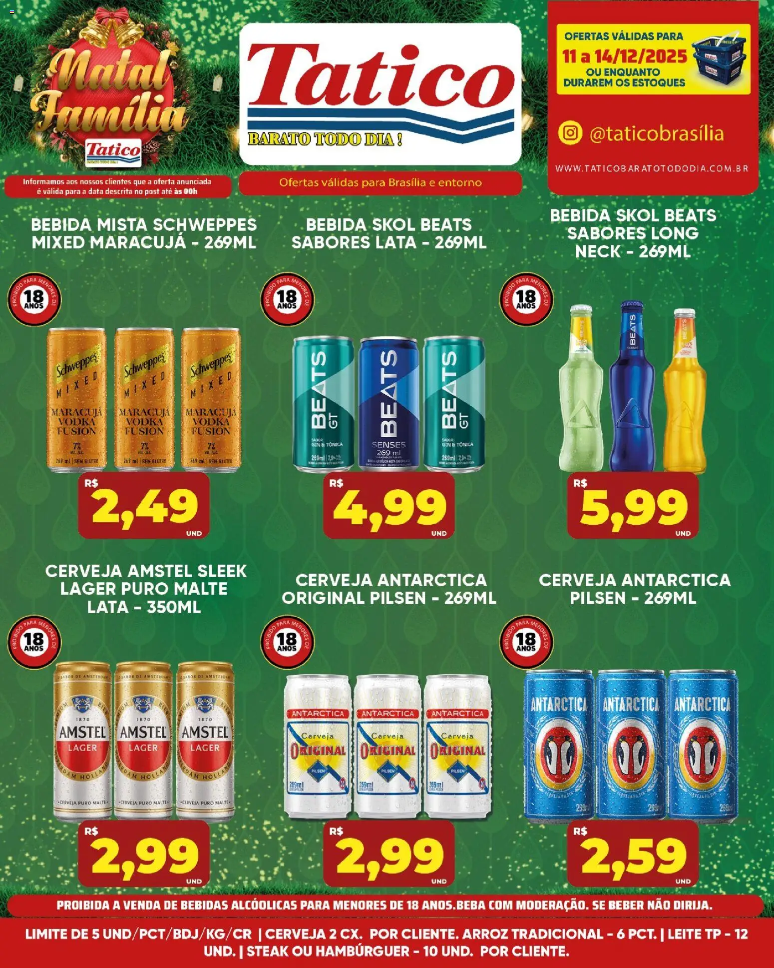 Tatico Folheto - válido de 15.12.2025 | Página: 33 | Produtos: Cerveja, Gin, Vodka, Pá