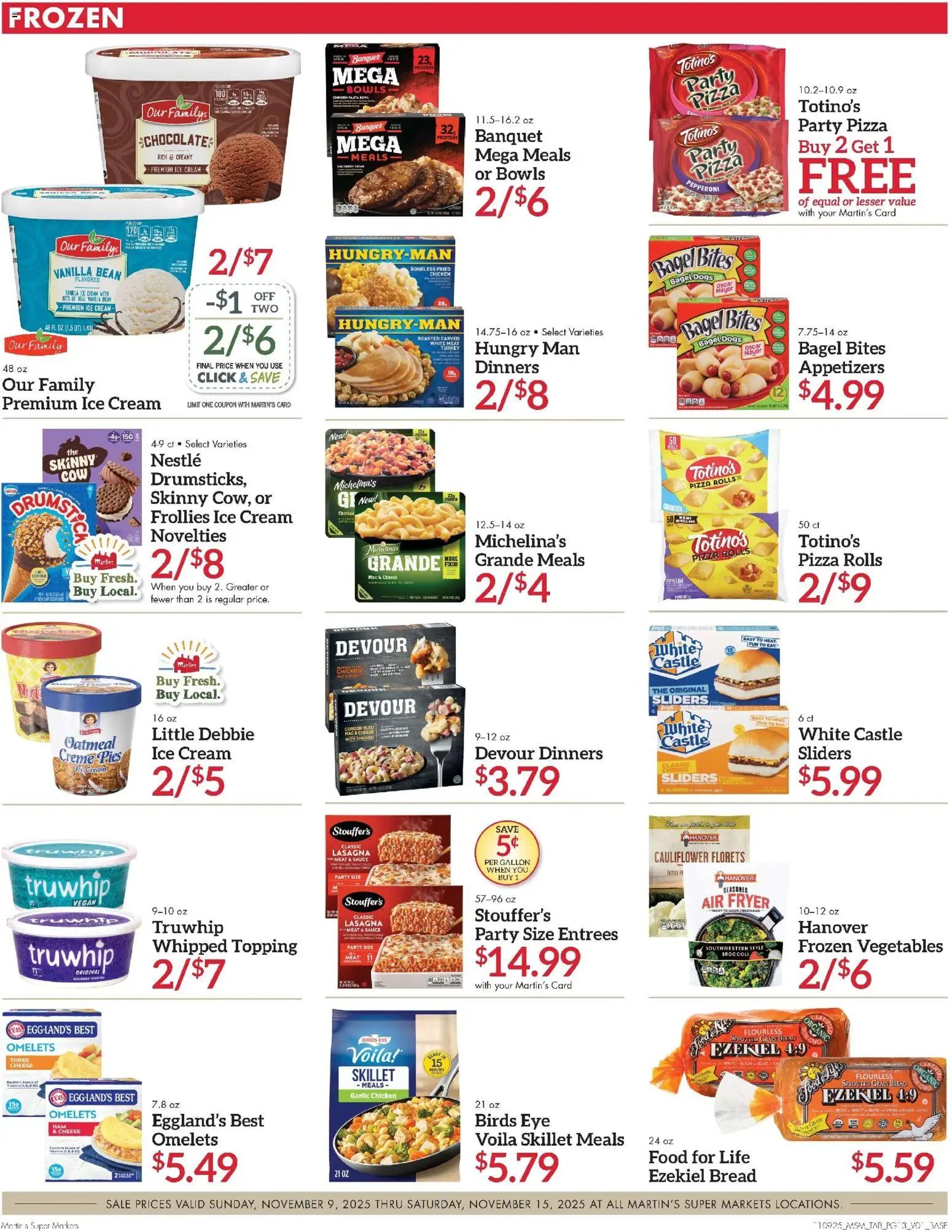 Martin’s Weekly Ad - valid from 09.11.2025 | Page: 13 | Products: Fryer, Vegetables, Sauce, Garlic