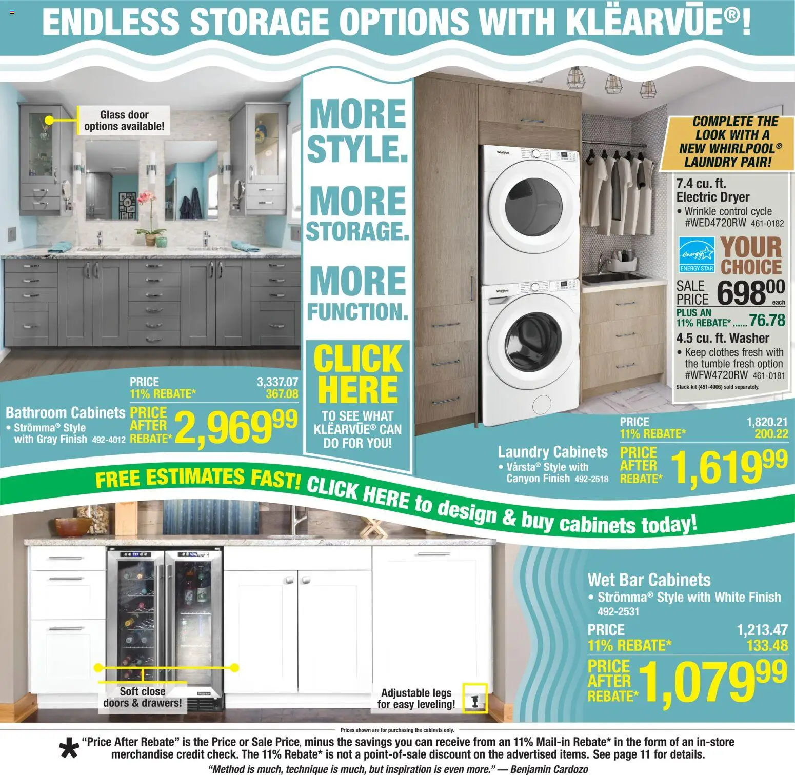 Menards Weekly Ad - valid from 22.10.2025 | Page: 15 | Products: Clothes, Washer, Dryer