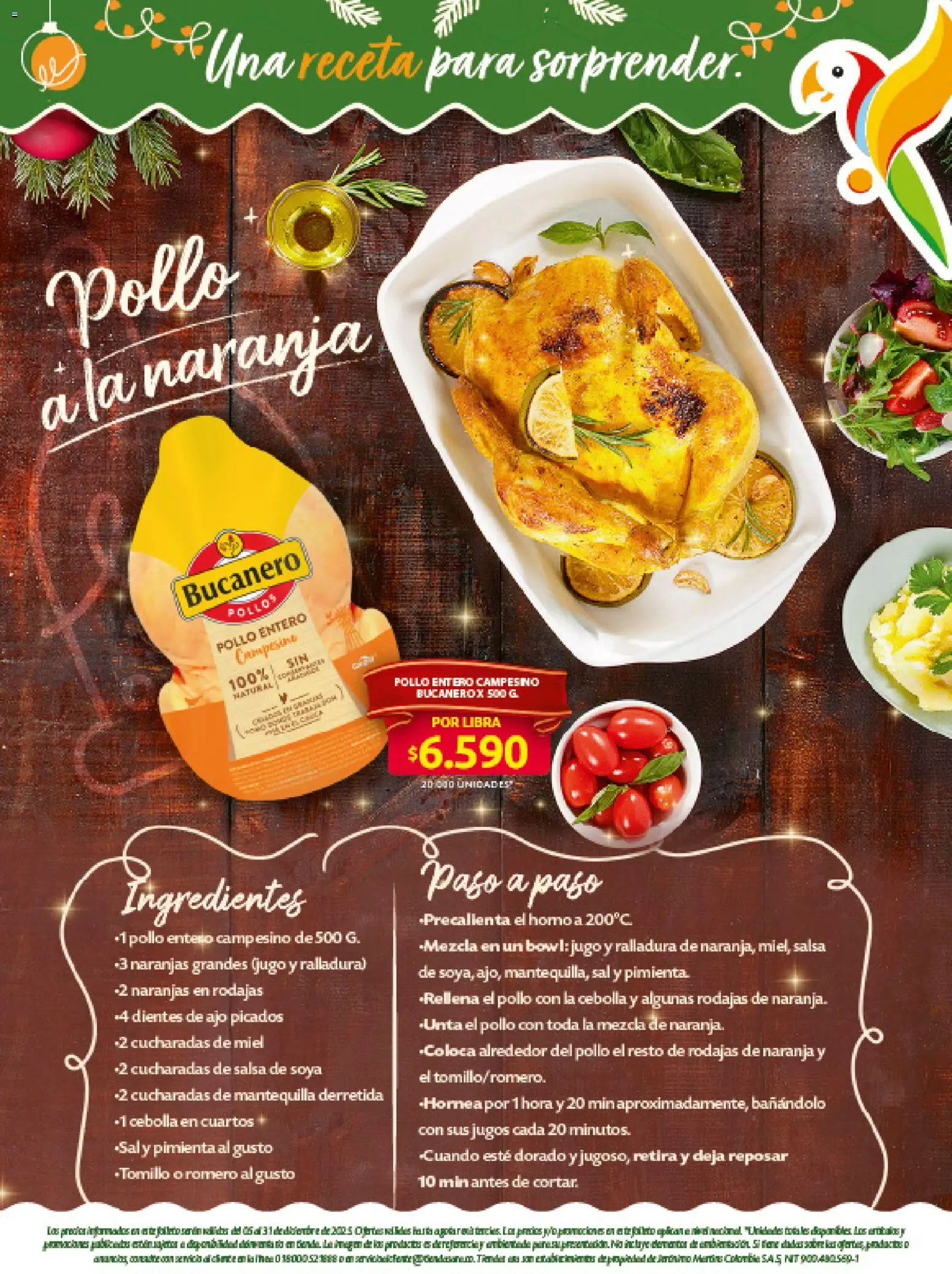 Ara revista - valida desde el 05.12.2025 | Página: 3 | Productos: Naranjas, Pimienta, Ajo, Mantequilla