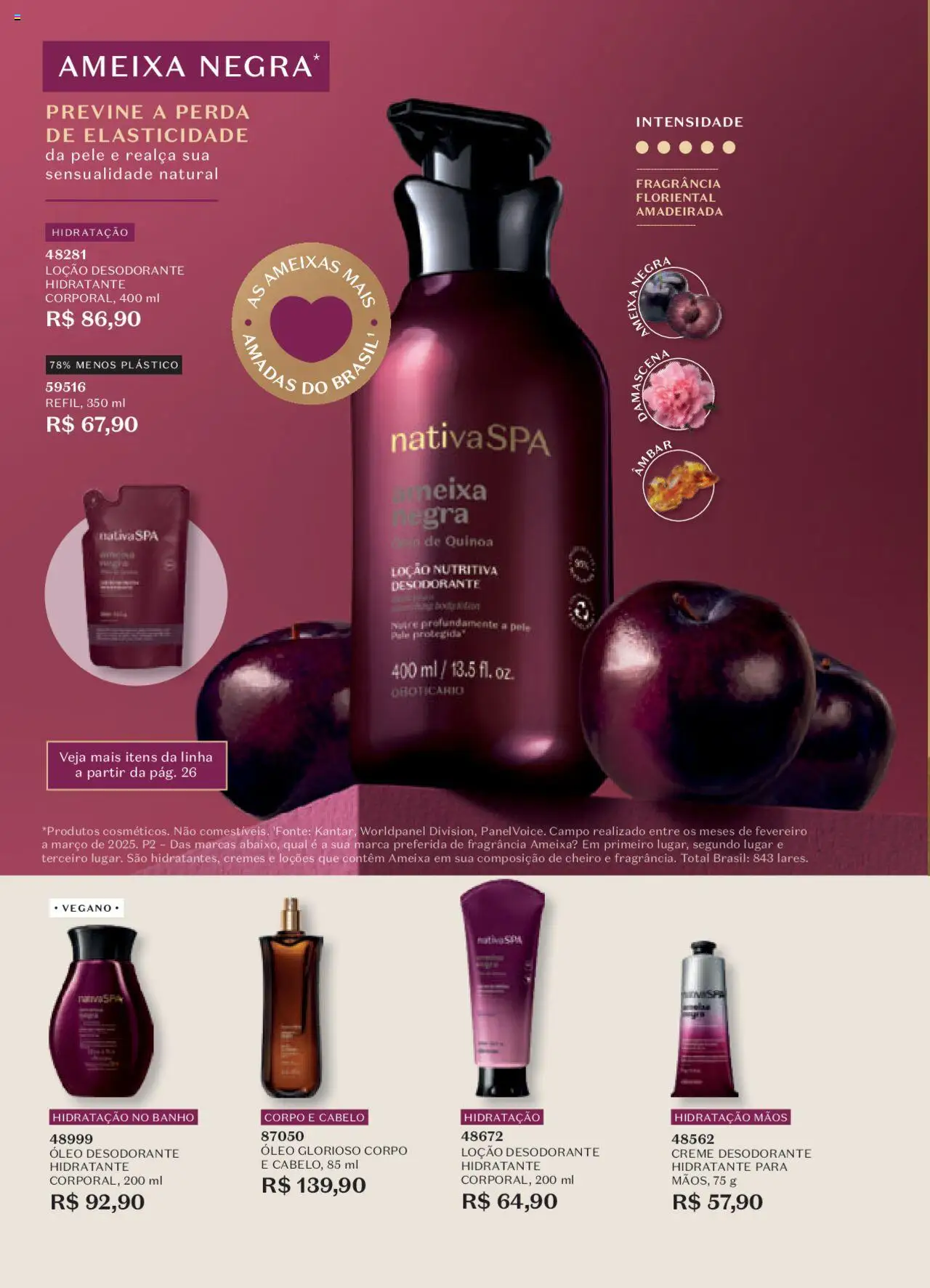 O Boticário Folheto - válido de 13.10.2025 | Página: 22 | Produtos: Fragrância, Desodorante, Óleo, Creme