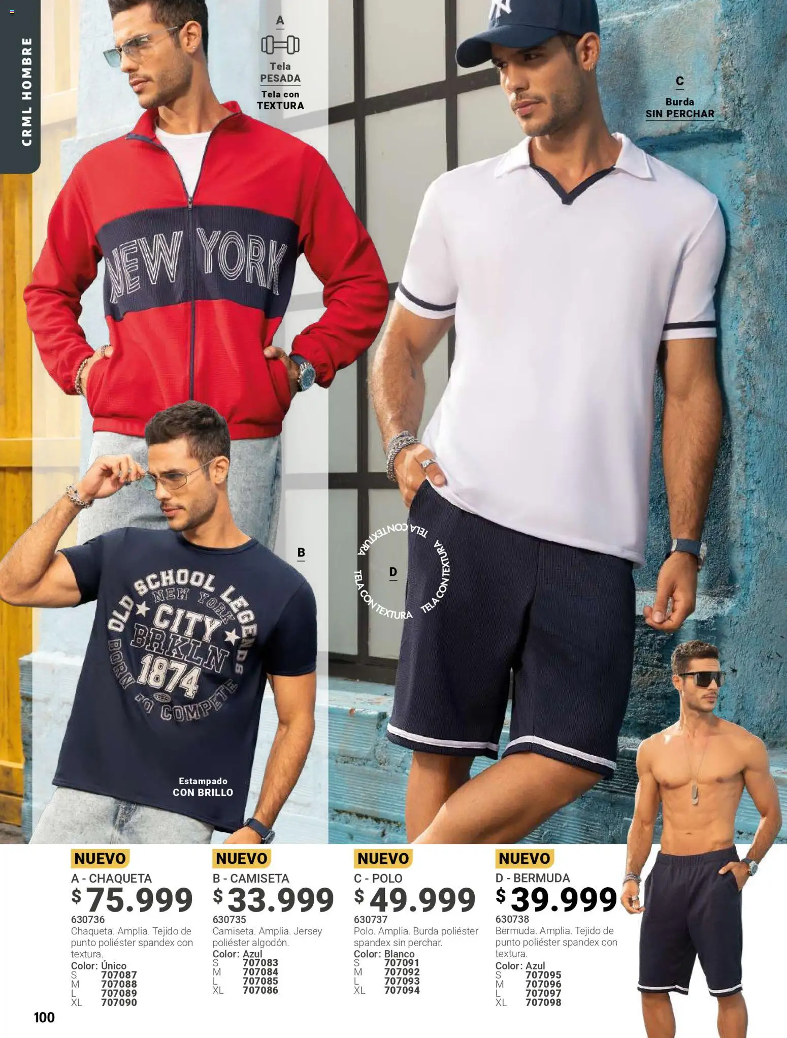 Carmel revista - valida desde el 01.05.2026 | Página: 100 | Productos: Bermuda, Brillo, Camiseta, Chaqueta