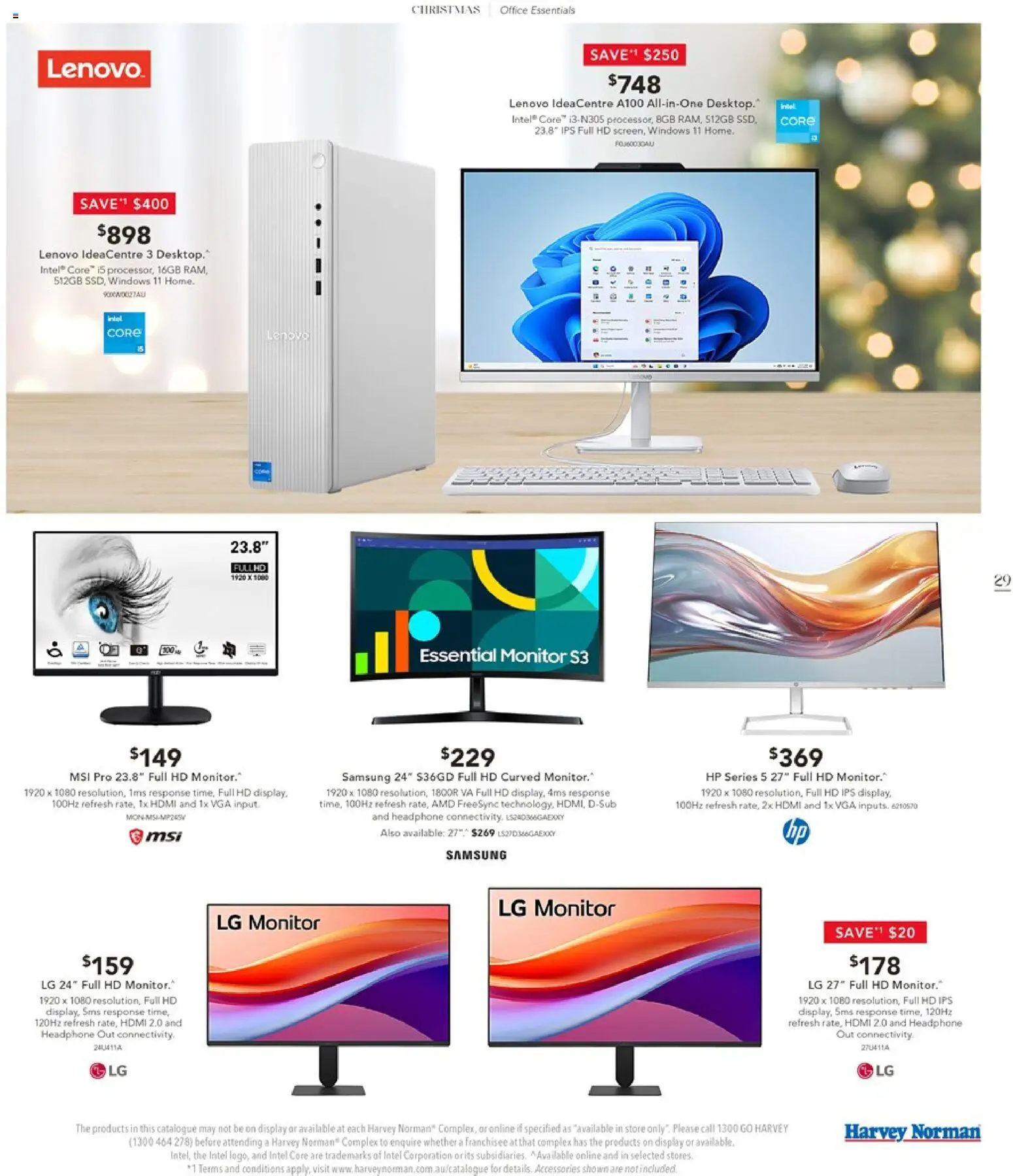 Harvey Norman catalogue - valid from 16.12.2025 | Page: 29 | Products: Accessories, Monitor