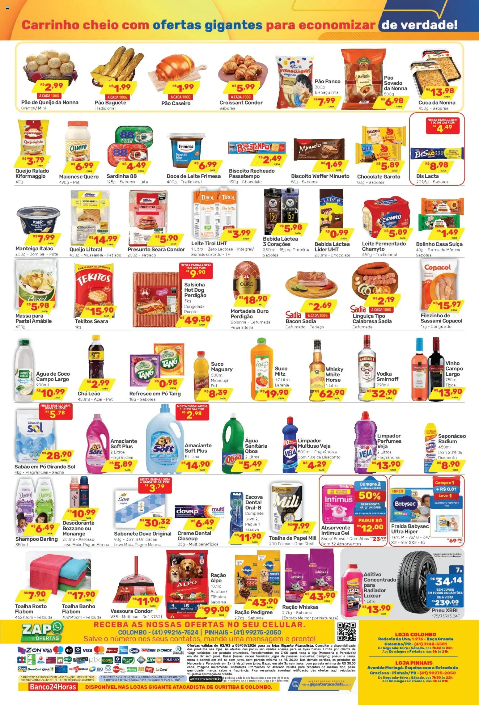 Gigante Atacadista Folheto - válido de 02.03.2026 | Página: 2 | Produtos: Coco, Shampoo, Escova, Vinho